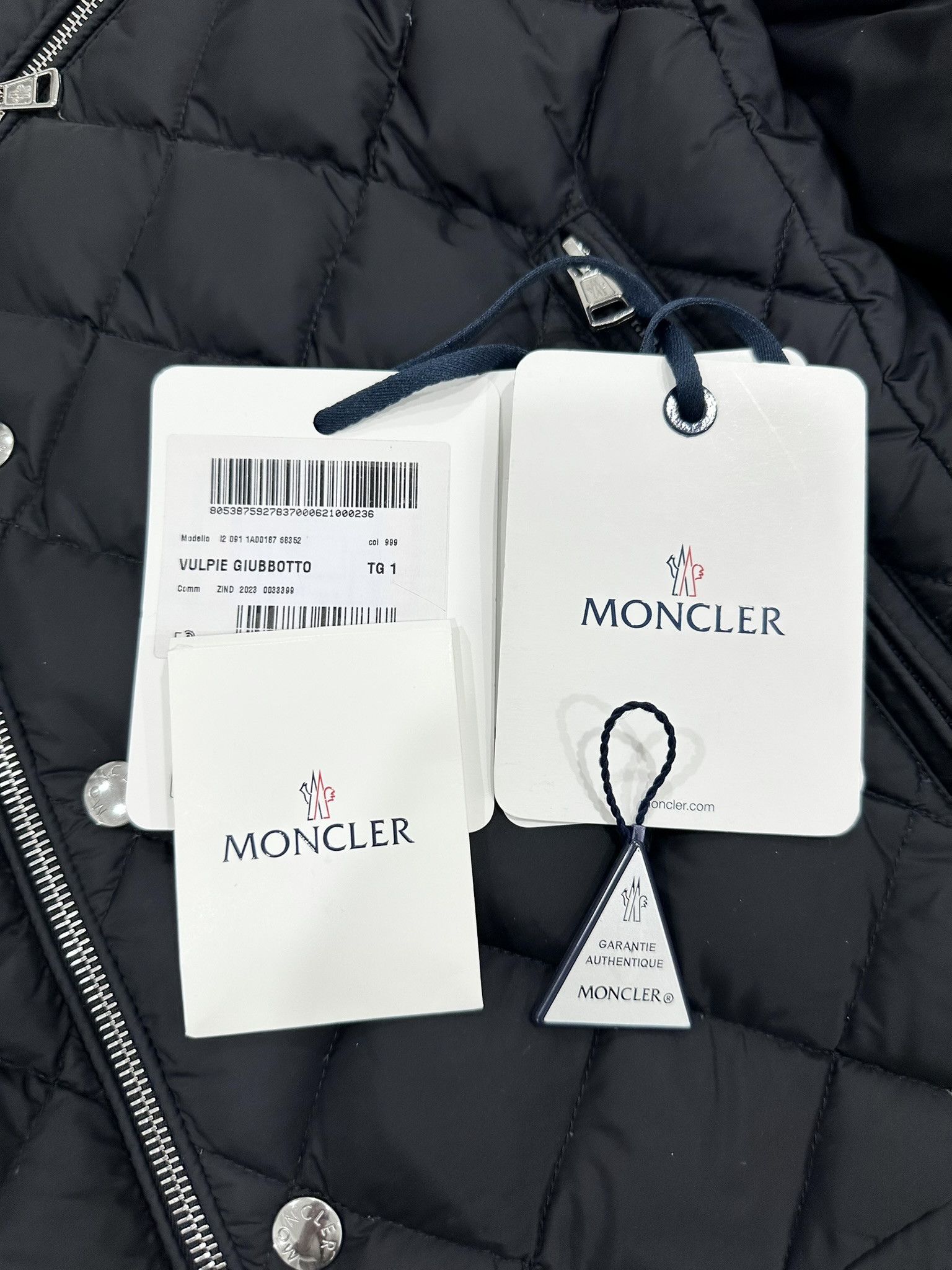 Moncler Moncler Down Jacket - Vulpie Moto Jacket Size US S / EU 44-46 / 1 - 4 Thumbnail