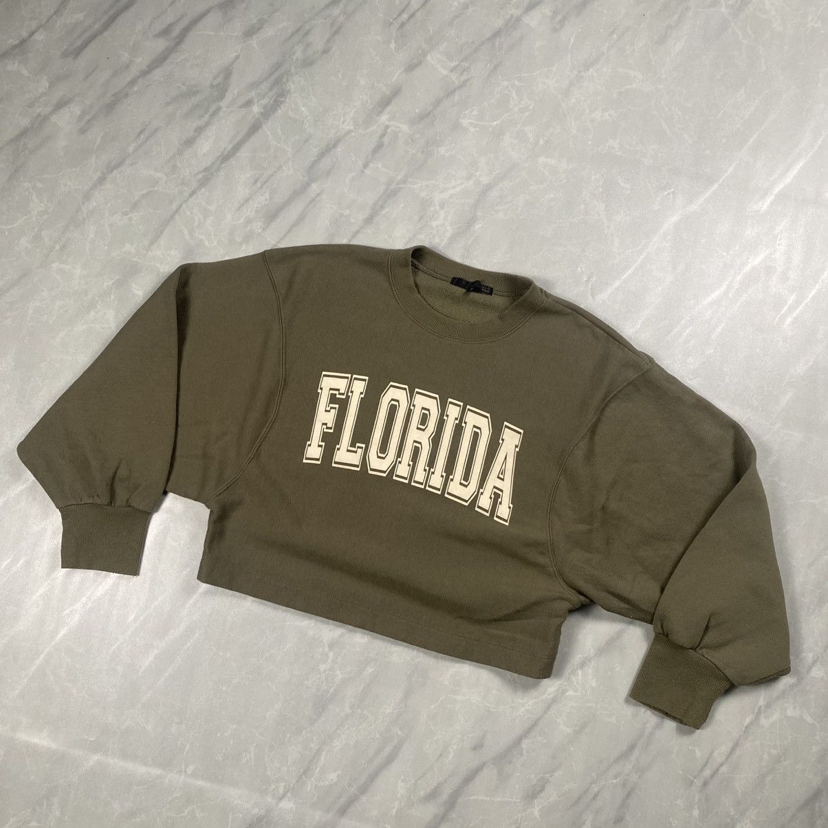 Japanese Brand Sugar Spoon Florida Cropped Crewneck Size M / US 6-8 / IT 42-44 - 3 Thumbnail