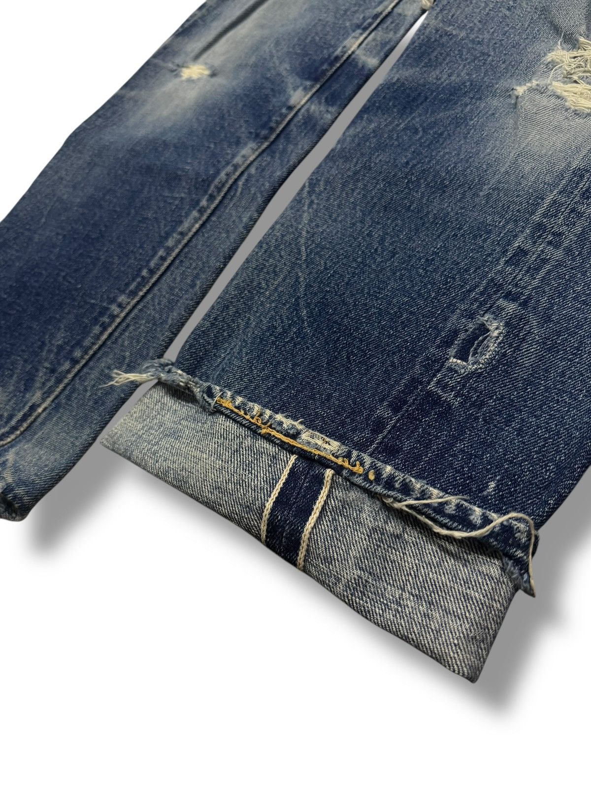 Denime Vintage 90s Denime Lot 221 Japanese Selvedge Denim Jeans W27 Size US 27 - 8 Thumbnail