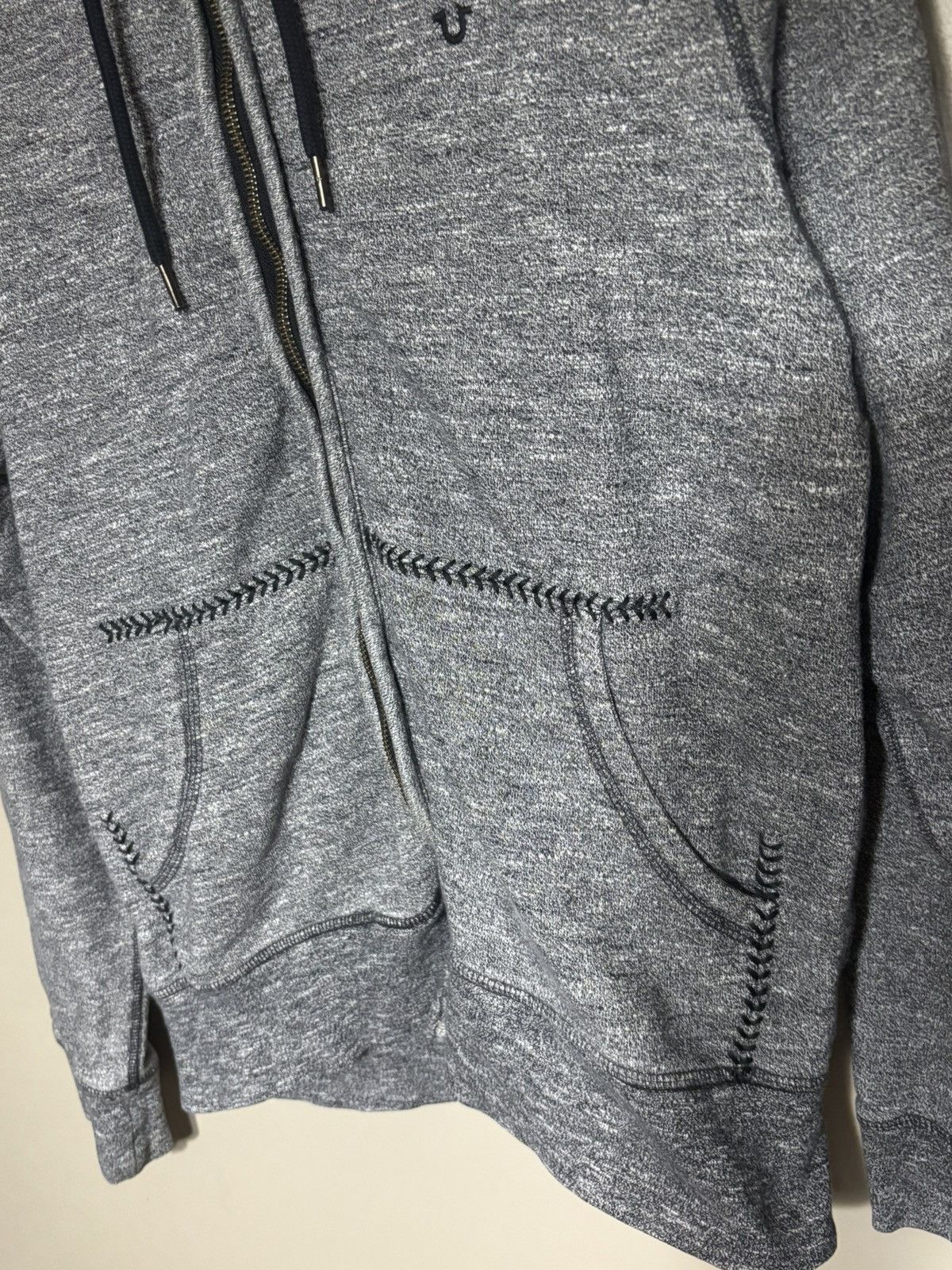 True Religion True Religion-Baseball Stitch Gray Full Zip Size Small Size US S / EU 44-46 / 1 - 5 Thumbnail