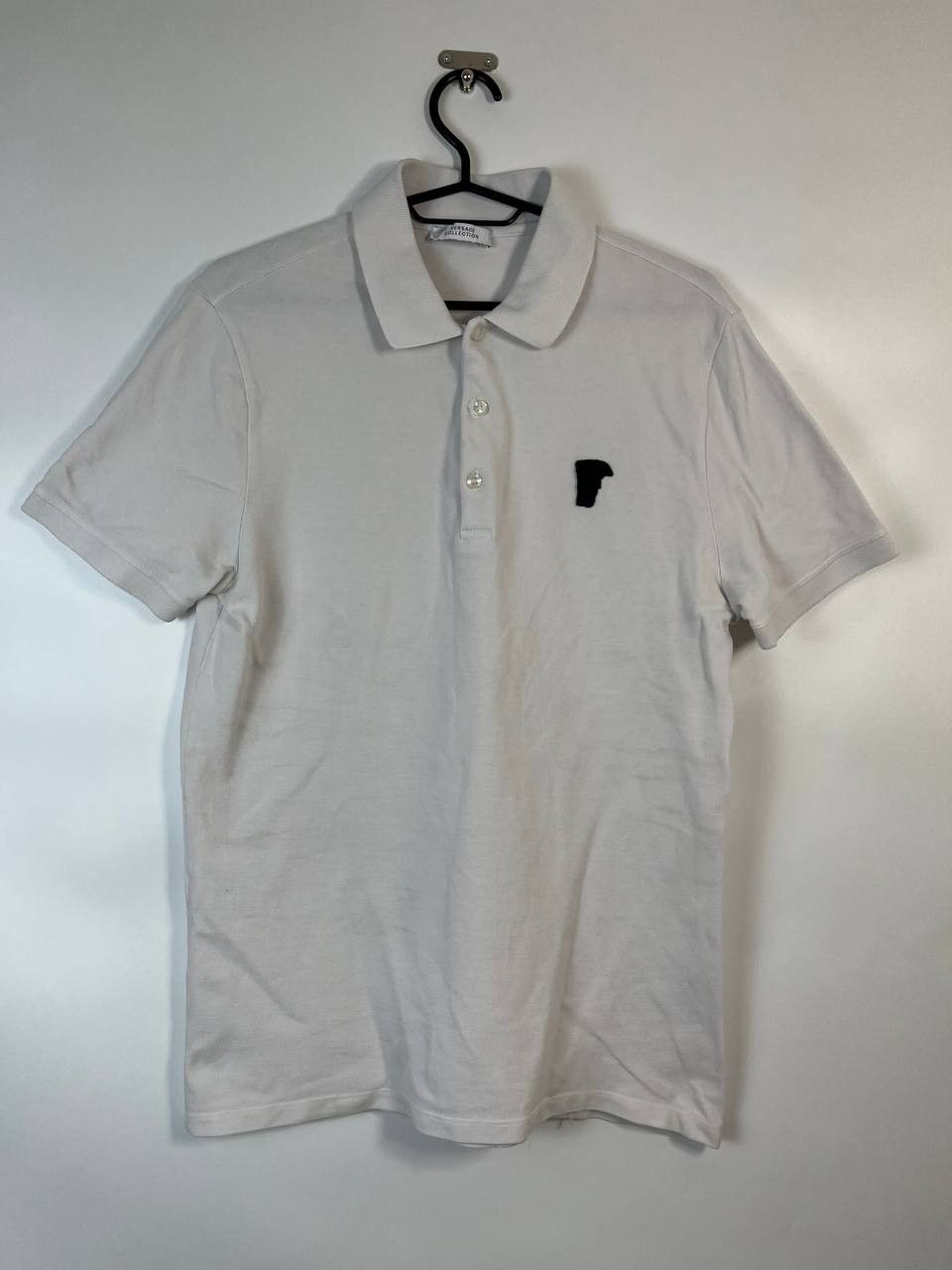 Versace Versace Collection Logo Embroidery Short Sleeve Polo Sz L Size US L / EU 52-54 / 3 - 1 Thumbnail