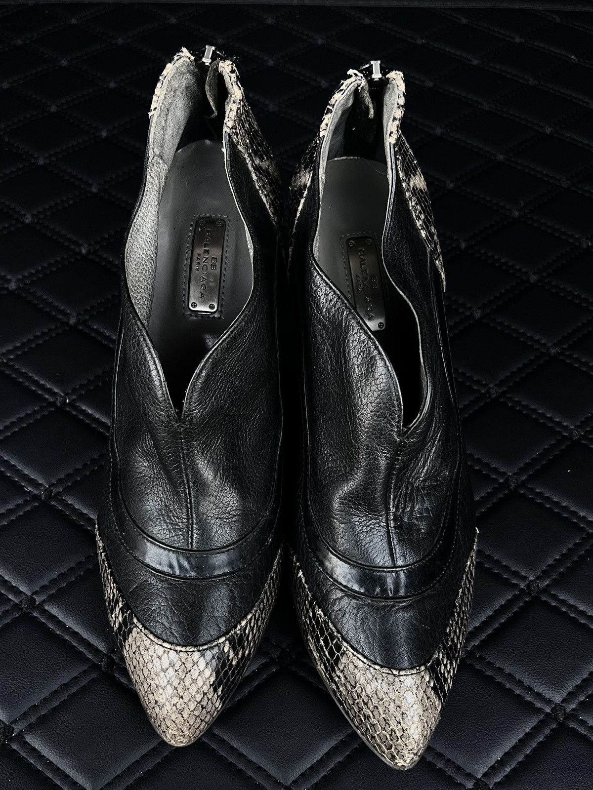 Balenciaga Balenciaga Snake Skins Leather Heels Size US 6 / IT 36 - 5 Thumbnail