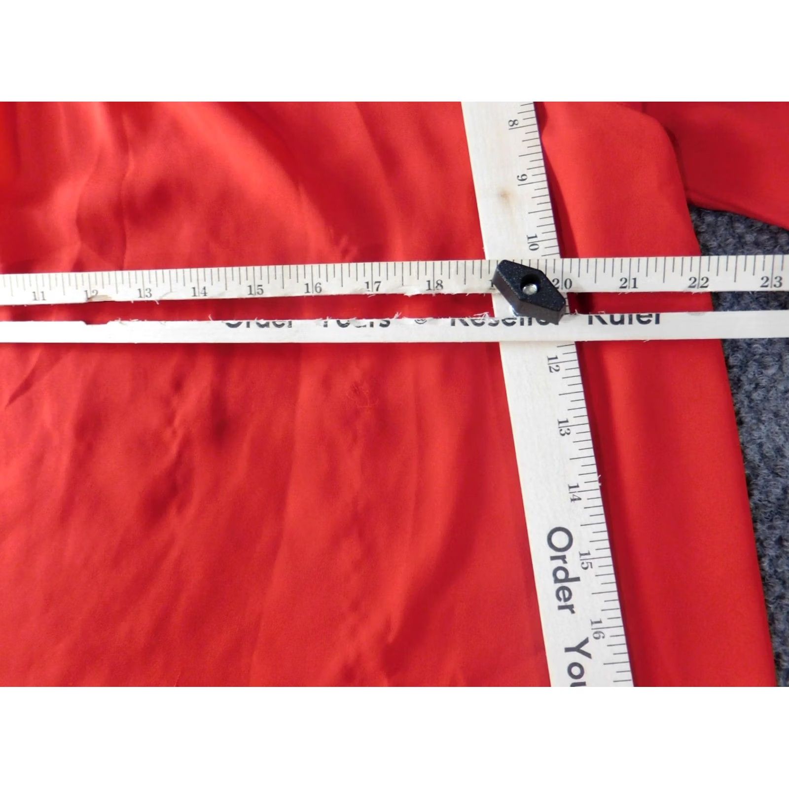 Vintage Crown & Ivy Blouse S Women Red Crew Neck Knit Cotton Rayon Solid Long Sleeve Casual Stretch Regular, Basic, Pullover, Basic Style Size S / US 4 / IT 40 - 6 Thumbnail