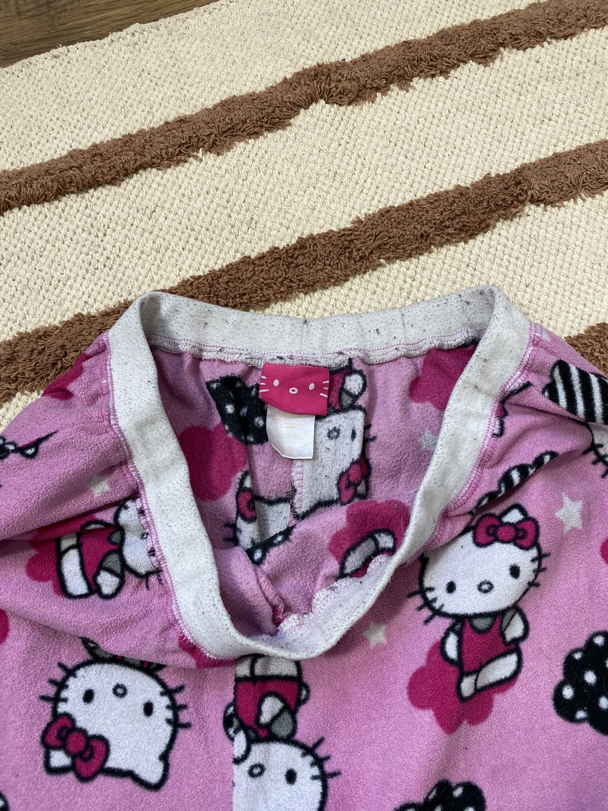 Cartoon Network CUTE HELLO KITTY PAJAMA PANTS Size 26" / US 2 / IT 38 - 2 Thumbnail