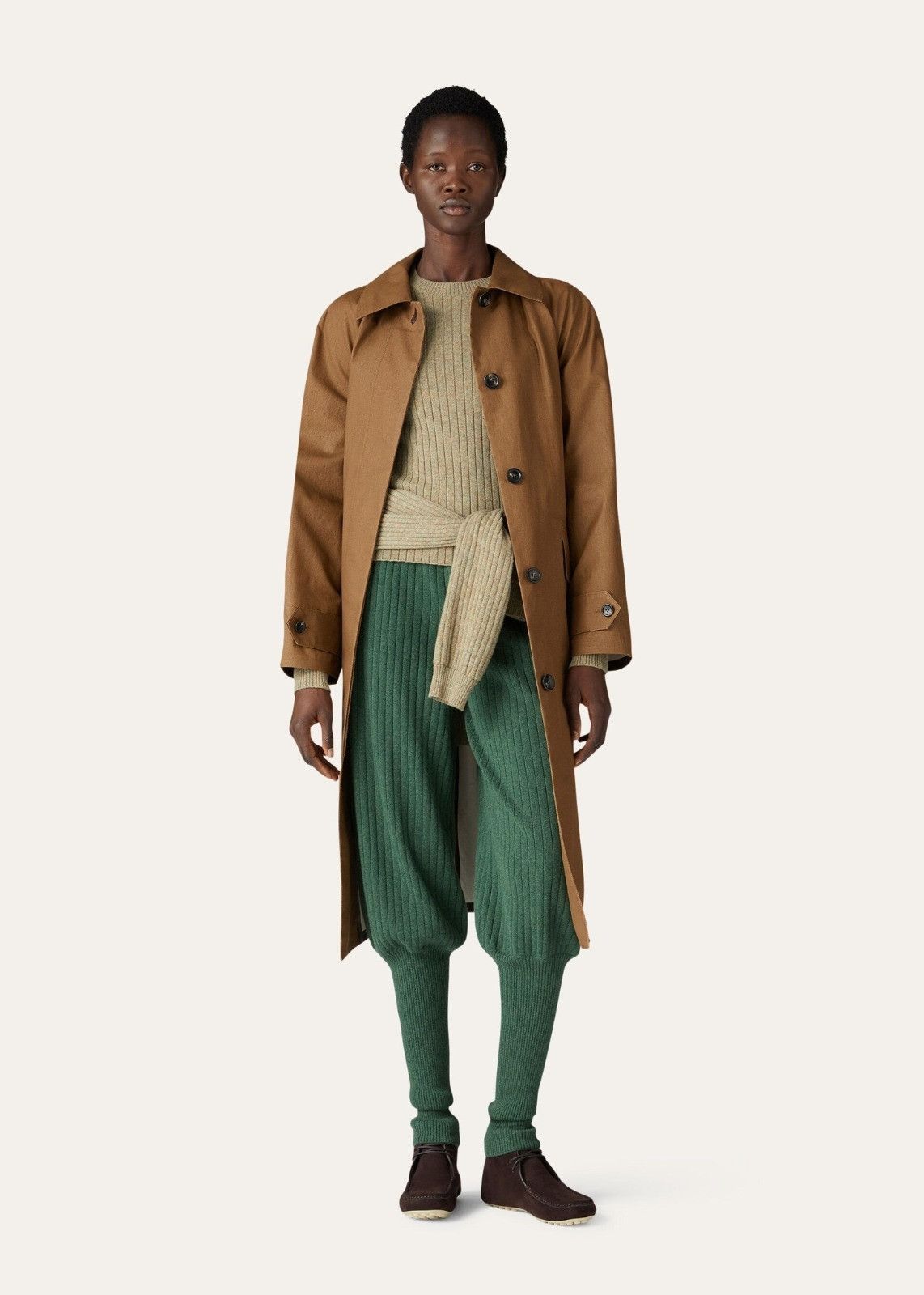 Loro Piana o1srvl11e0824 Maras Cashmere Pants in Green Size 28" / US 6 / IT 42 - 3 Thumbnail