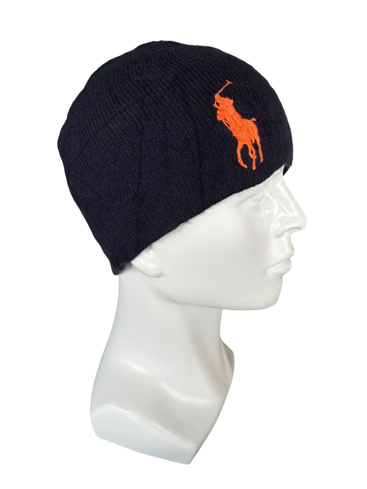 Polo Ralph Lauren × Rugby Ralph Lauren Polo Ralph Lauren Big Logo Vintage Beanie Hats Size ONE SIZE - 2 Thumbnail