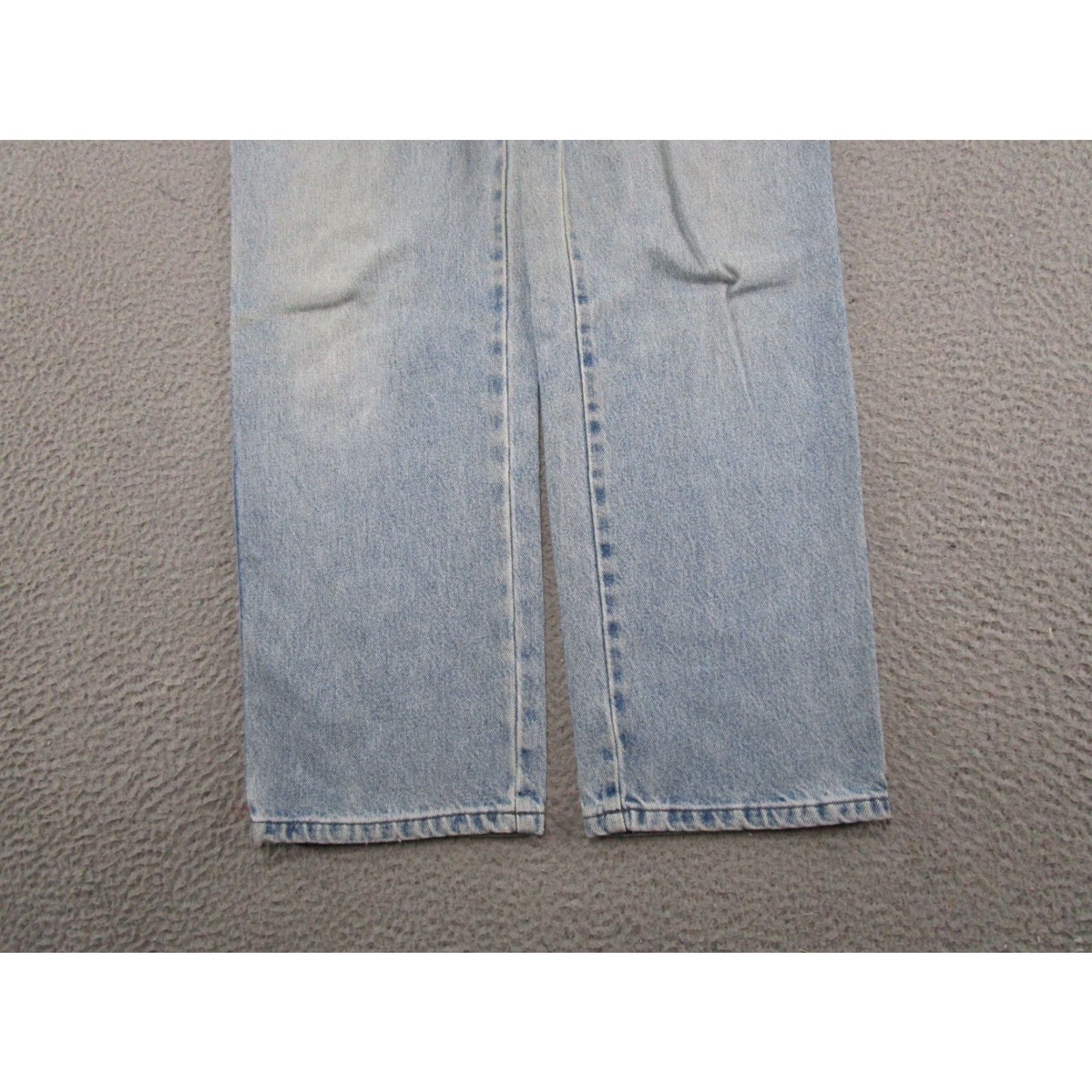 Harley Davidson VTG Harley-Davidson Jeans Womens Size 14L Blue Denim Straight Leg Biker Motorcycle Logo 90s Womens Size 36" / US 14 / IT 50 - 2 Thumbnail