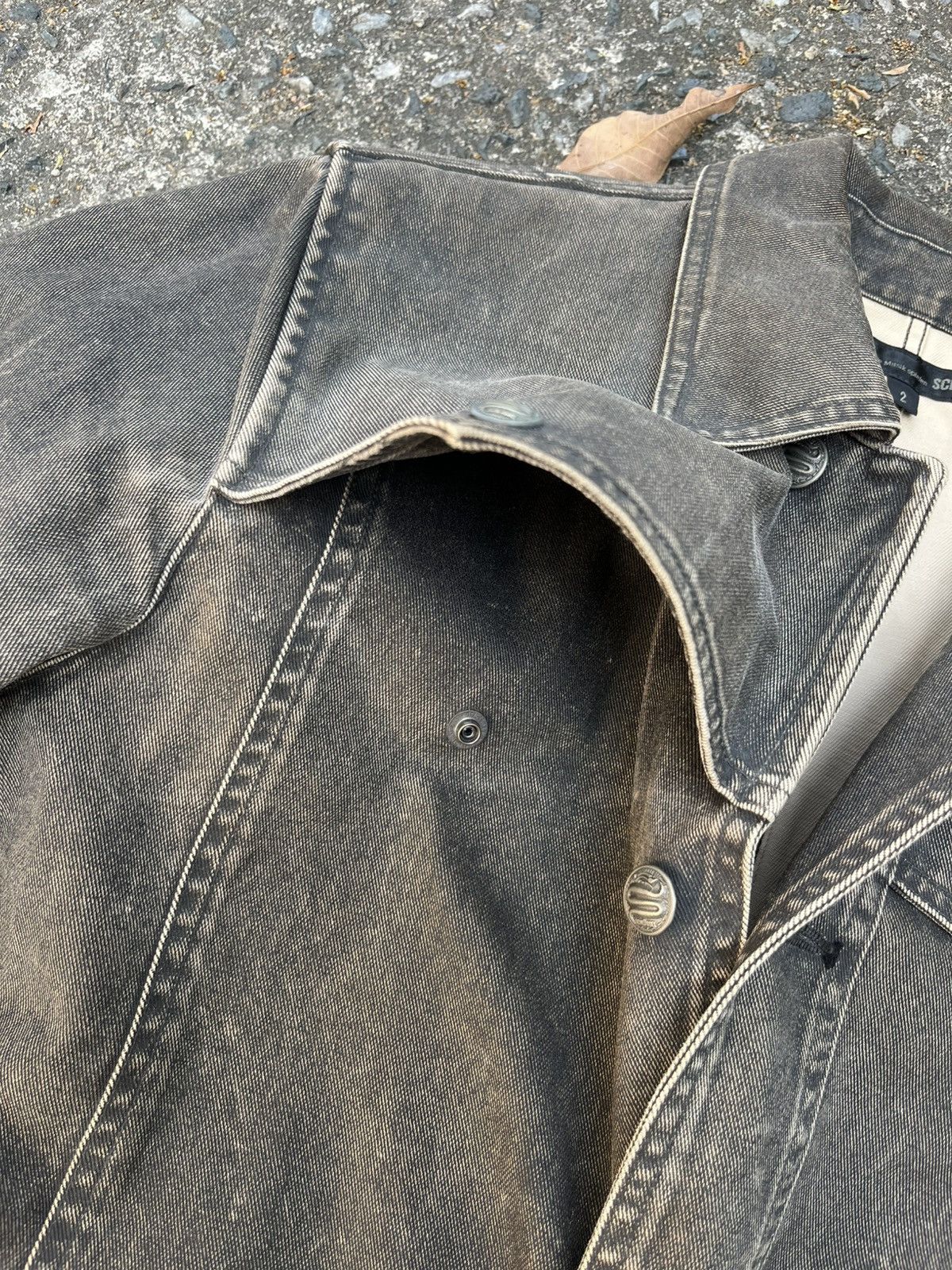 Japanese Brand Distressed waxwash jacket style Grunge x Western Size US L / EU 52-54 / 3 - 12 Thumbnail