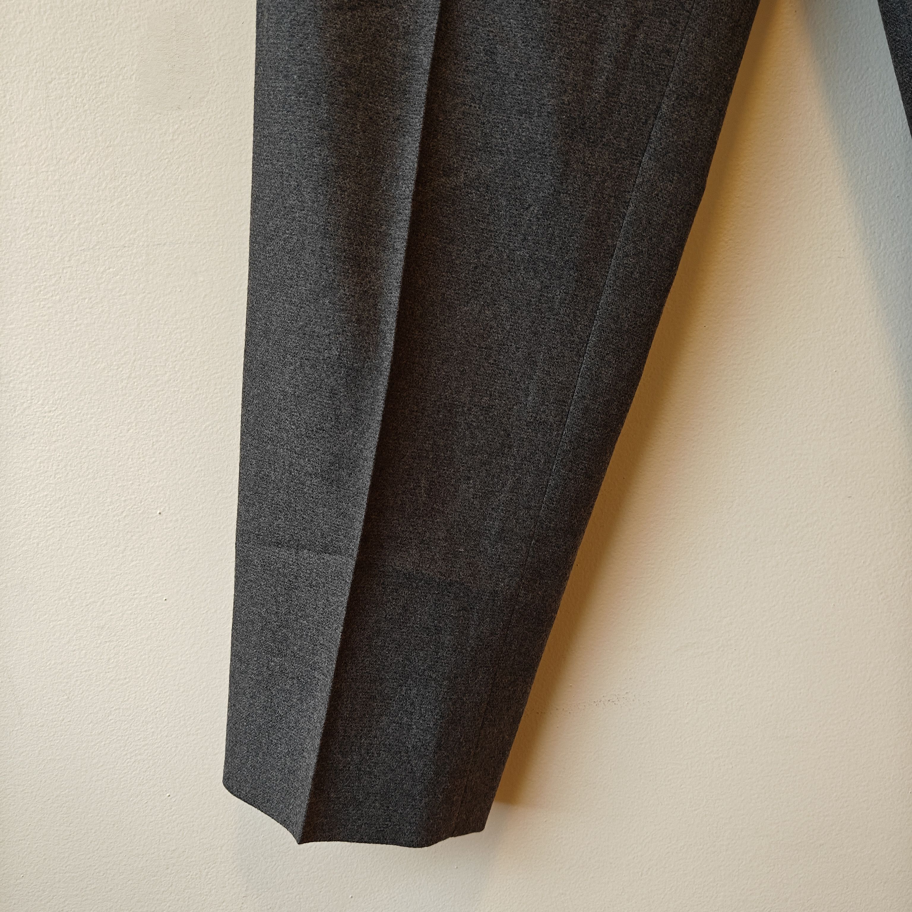 Stoffa Stoffa Dark Wool Pleated Trousers Fits W33 Size US 33 - 6 Thumbnail