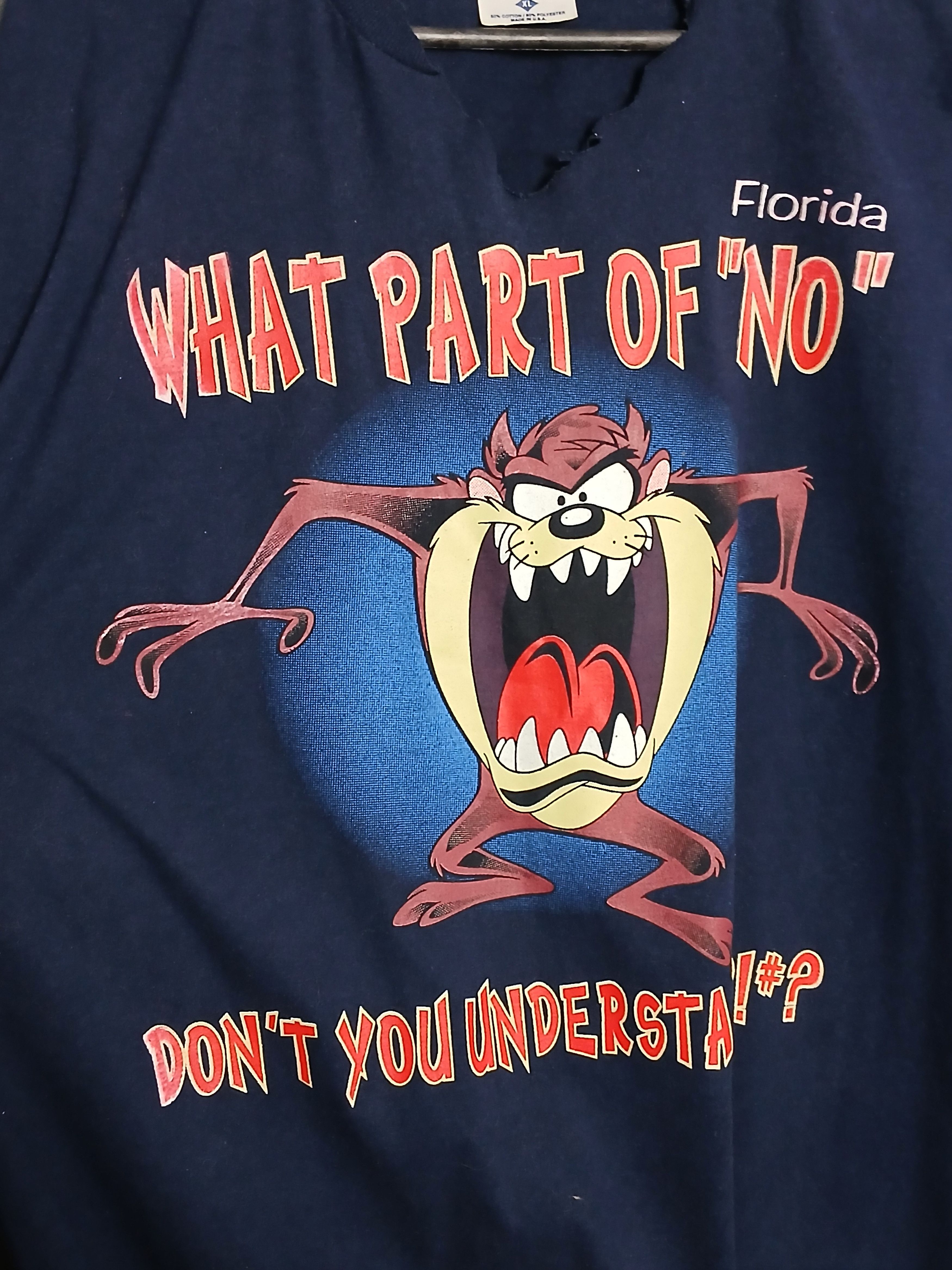 Cartoon Network × Vintage Vintage Looney Tunes Taz T-Shirt Size US XL / EU 56 / 4 - 3 Thumbnail