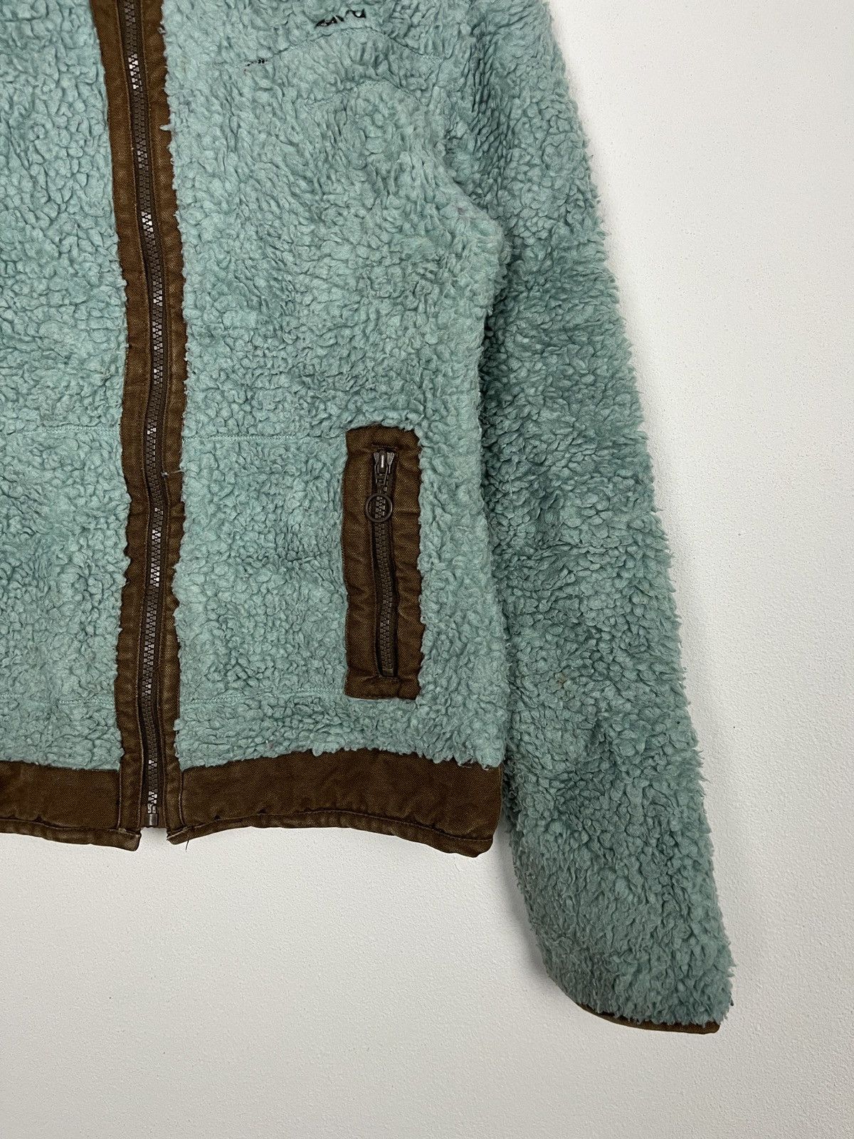 KAVU × Vintage Vintage Kavu Ice Blue Deep Pile Fleece Size XS / US 0-2 / IT 36-38 - 5 Thumbnail