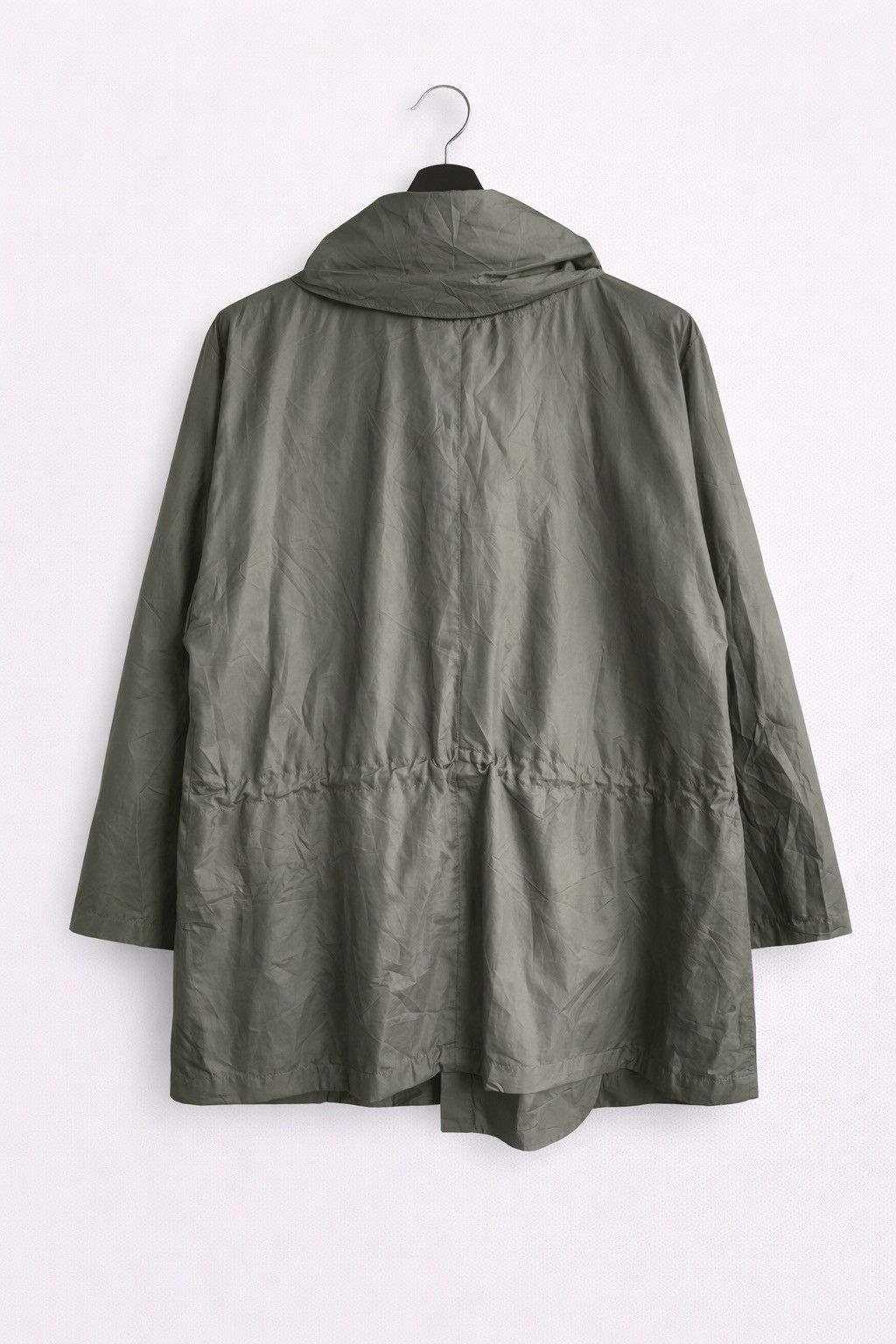 Issey Miyake Plantation Issey Miyake Olive Green Hooded Nylon Minimalist Size US M / EU 48-50 / 2 - 2 Thumbnail