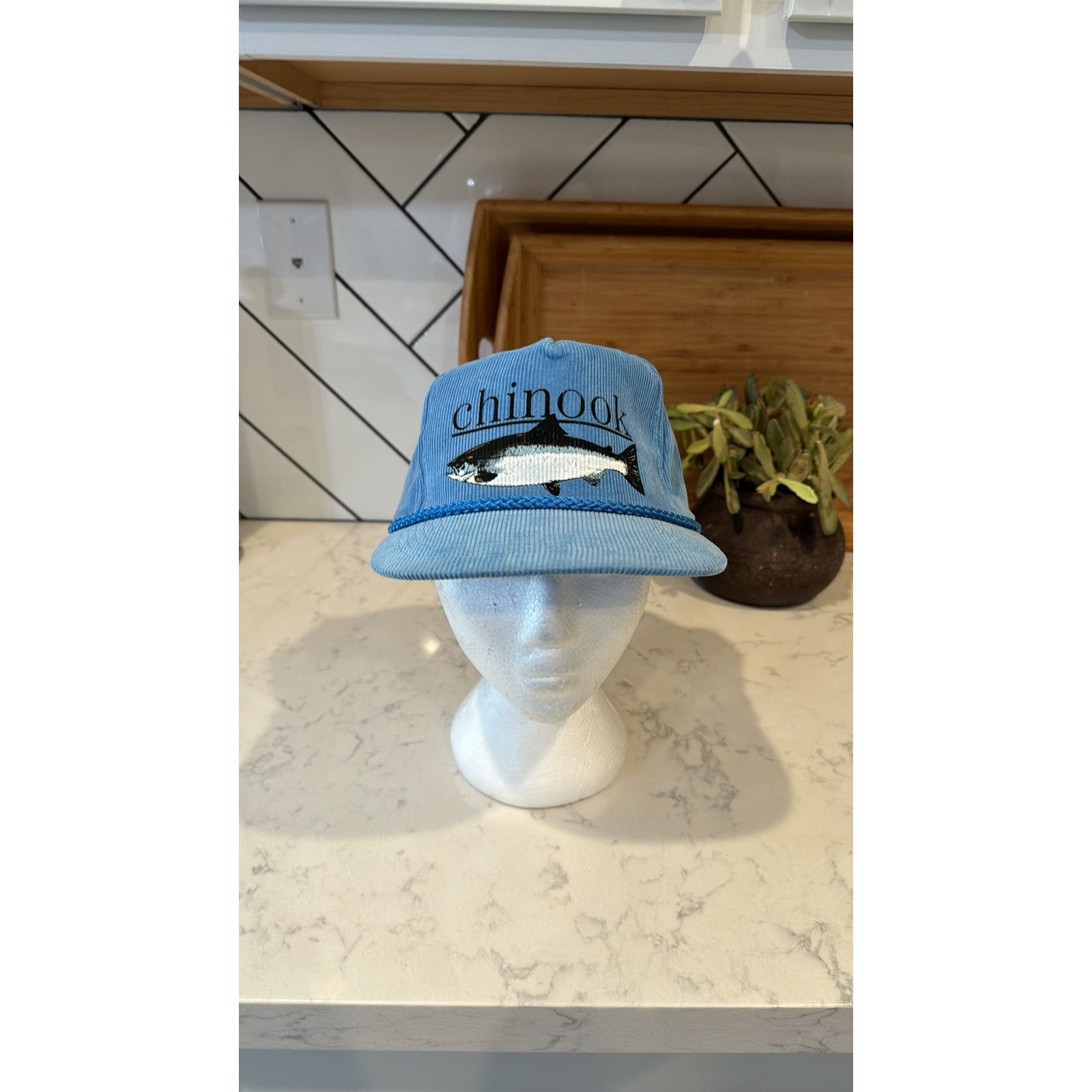 Other Vintage Chinook Salomon corduroy SnapBack light blue OS 80s Size ONE SIZE - 1 Thumbnail