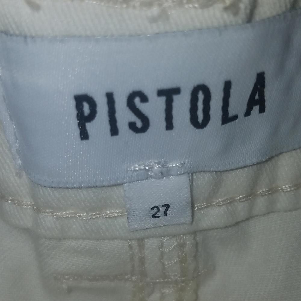 Designer NWT Pistola Cream Cargo Pants Size 27 Size 27" / US 4 / IT 40 - 4 Thumbnail