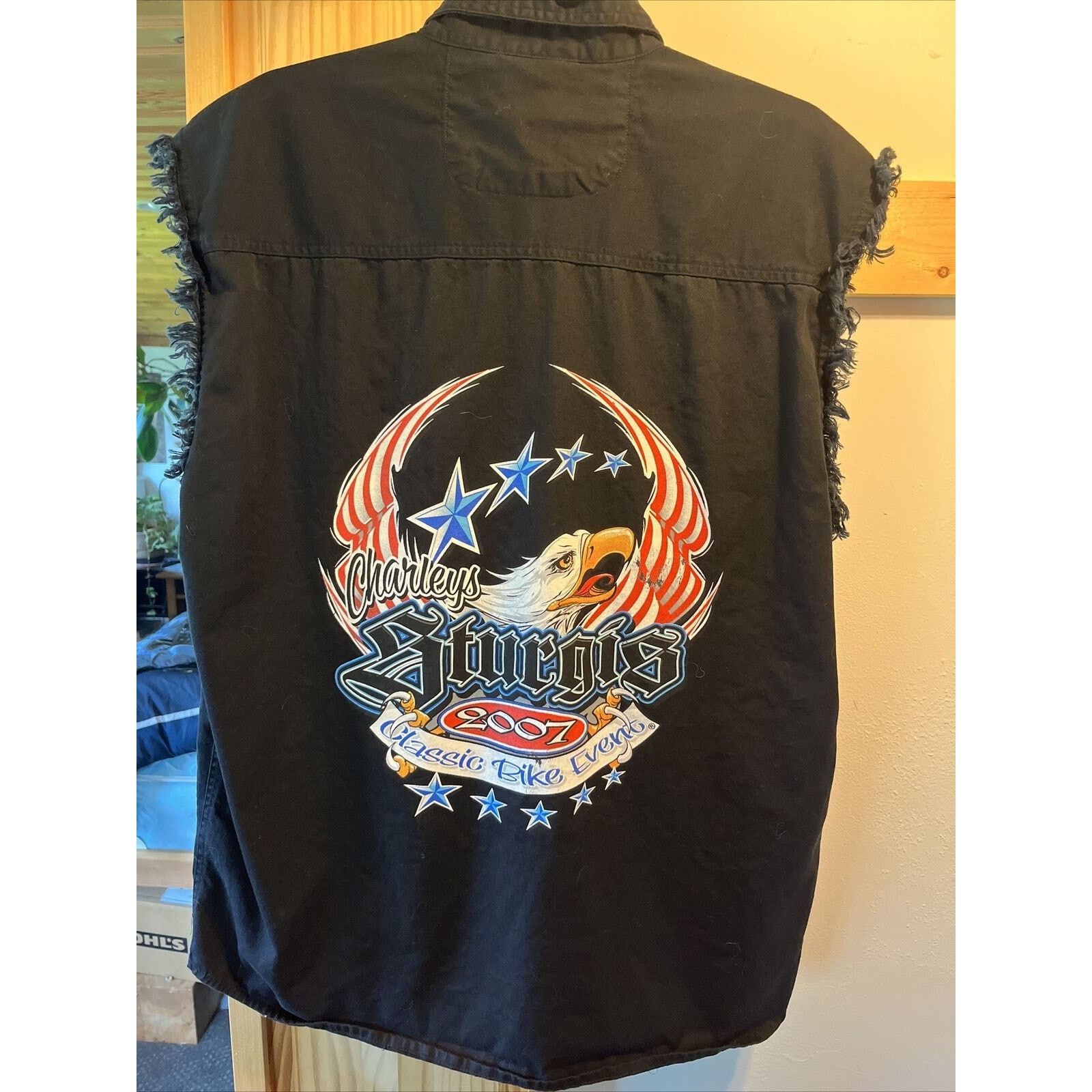 Other Sturgis Bike Week 2007 Men’s M Black Sleeveless Cotton Vest Size US M / EU 48-50 / 2 - 7 Thumbnail