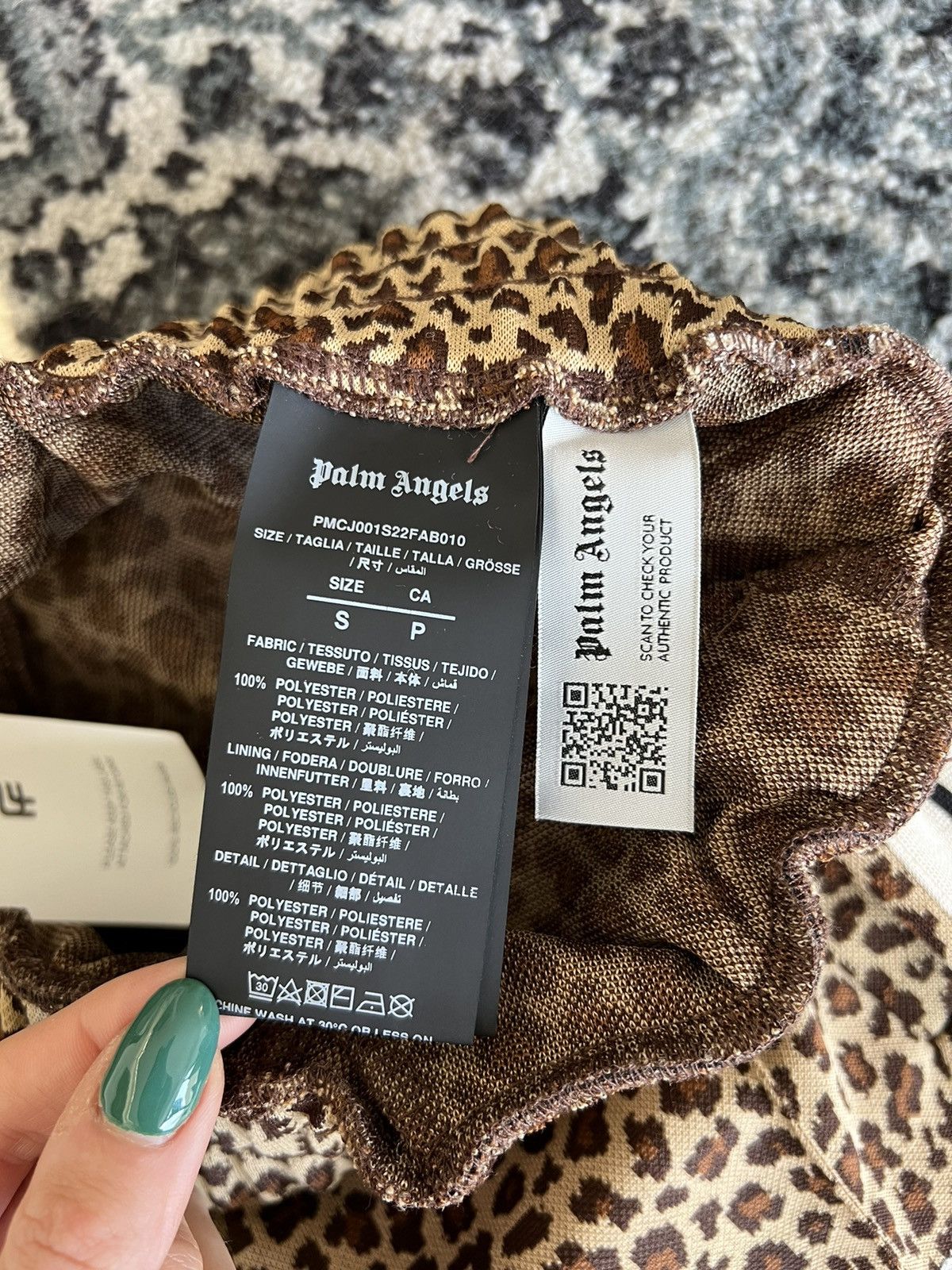Palm Angels Palm Angels LEOPARD TRACK PANTS Size US 30 / EU 46 - 9 Thumbnail