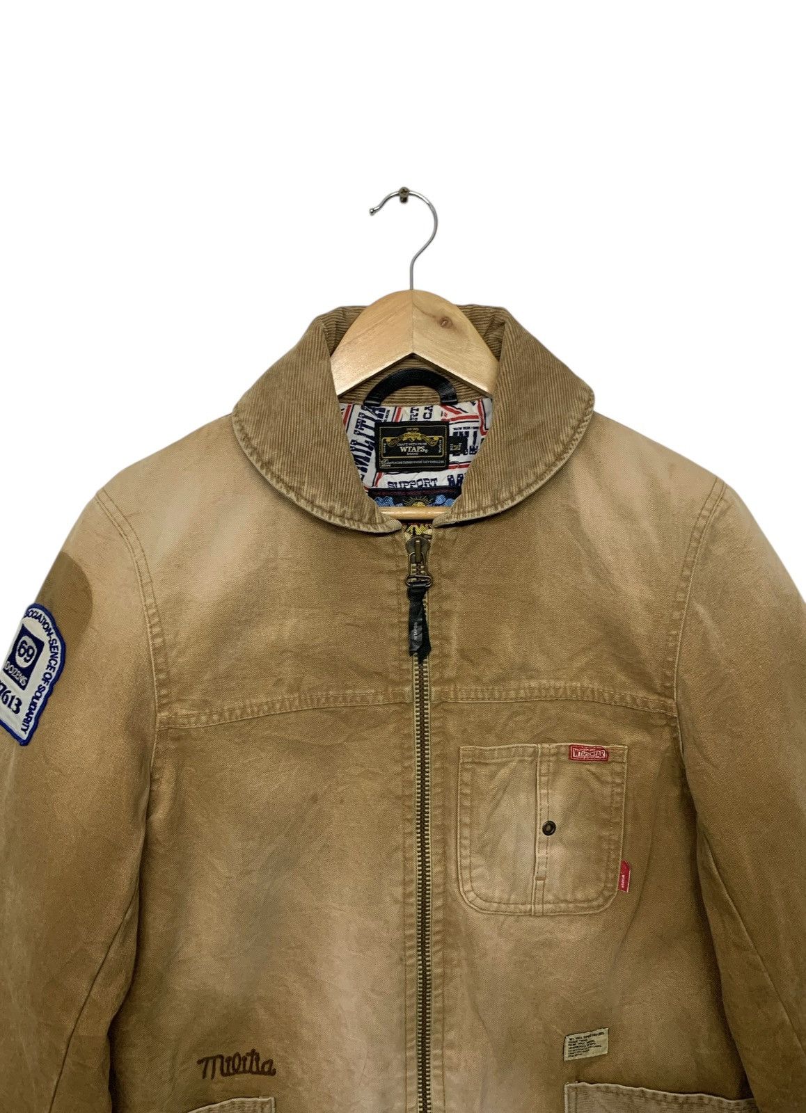 Wtaps Wtaps 2008 Fall/Winter Chore Canvas Jacket Zipper Down Size US M / EU 48-50 / 2 - 7 Thumbnail
