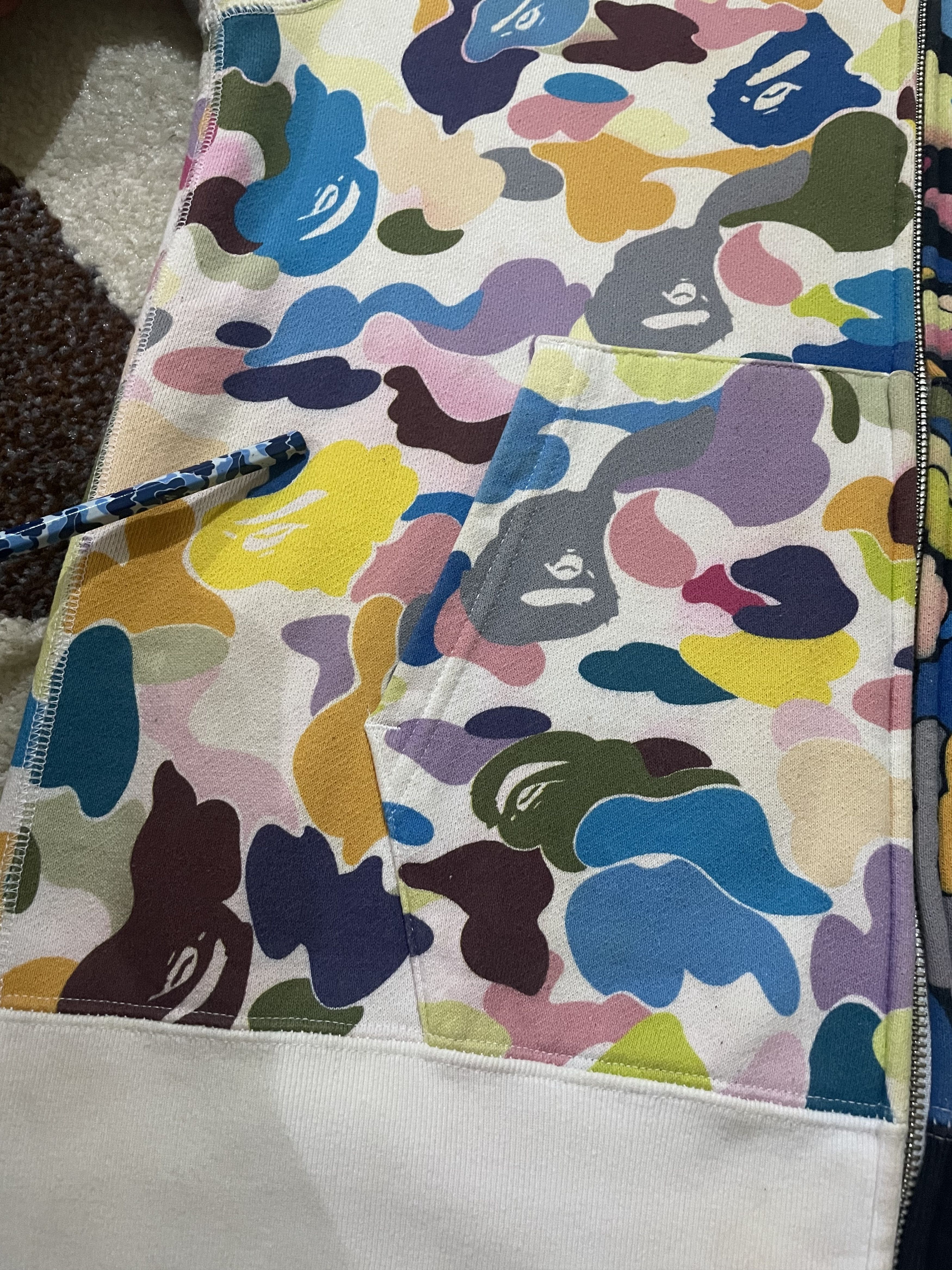 Bape Bape Multi Camo Split Shark Fullzip Hoodie Size US M / EU 48-50 / 2 - 20 Thumbnail