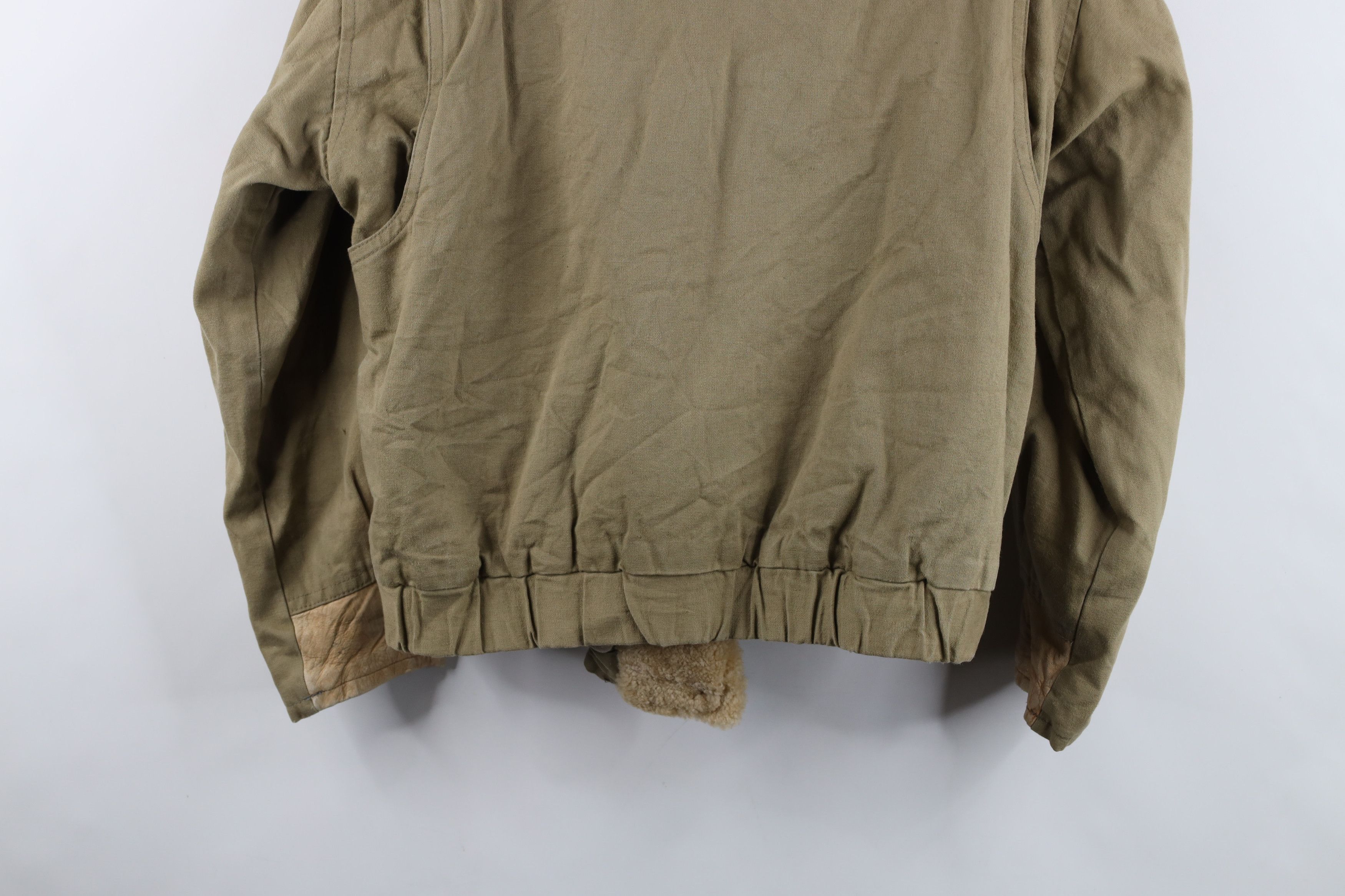 Vintage Vintage 80s Amelia Earhart Shearling Leather Flight Jacket Size M / US 6-8 / IT 42-44 - 16 Thumbnail