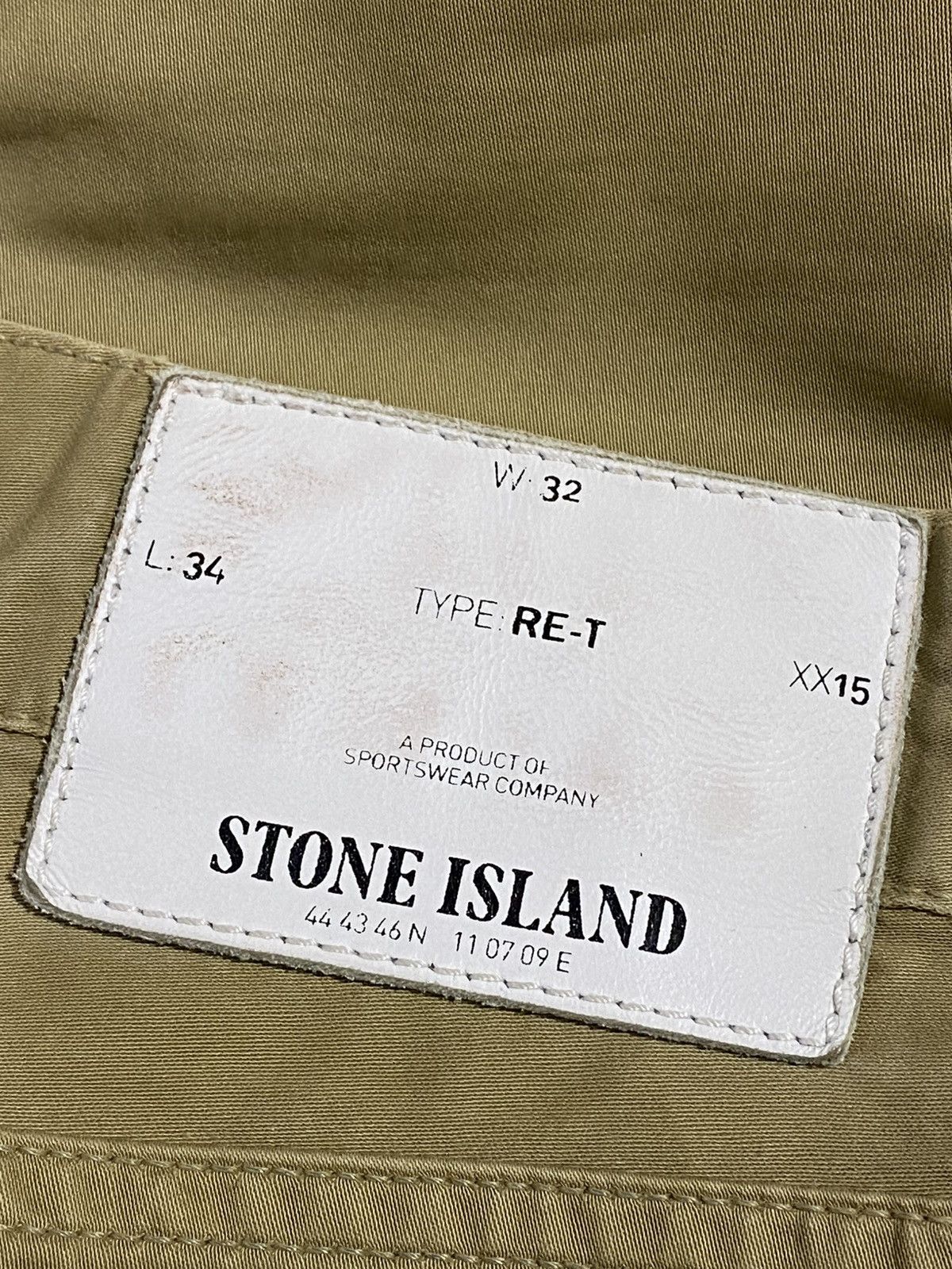 Stone Island Vintage Stone Island Pants Beige Luxury Pants 32x34 Size US 32 / EU 48 - 14 Thumbnail