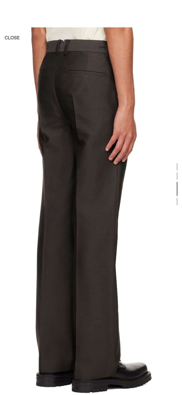 System Brown butcoot trousers Size US 36 / EU 52 - 2 Thumbnail