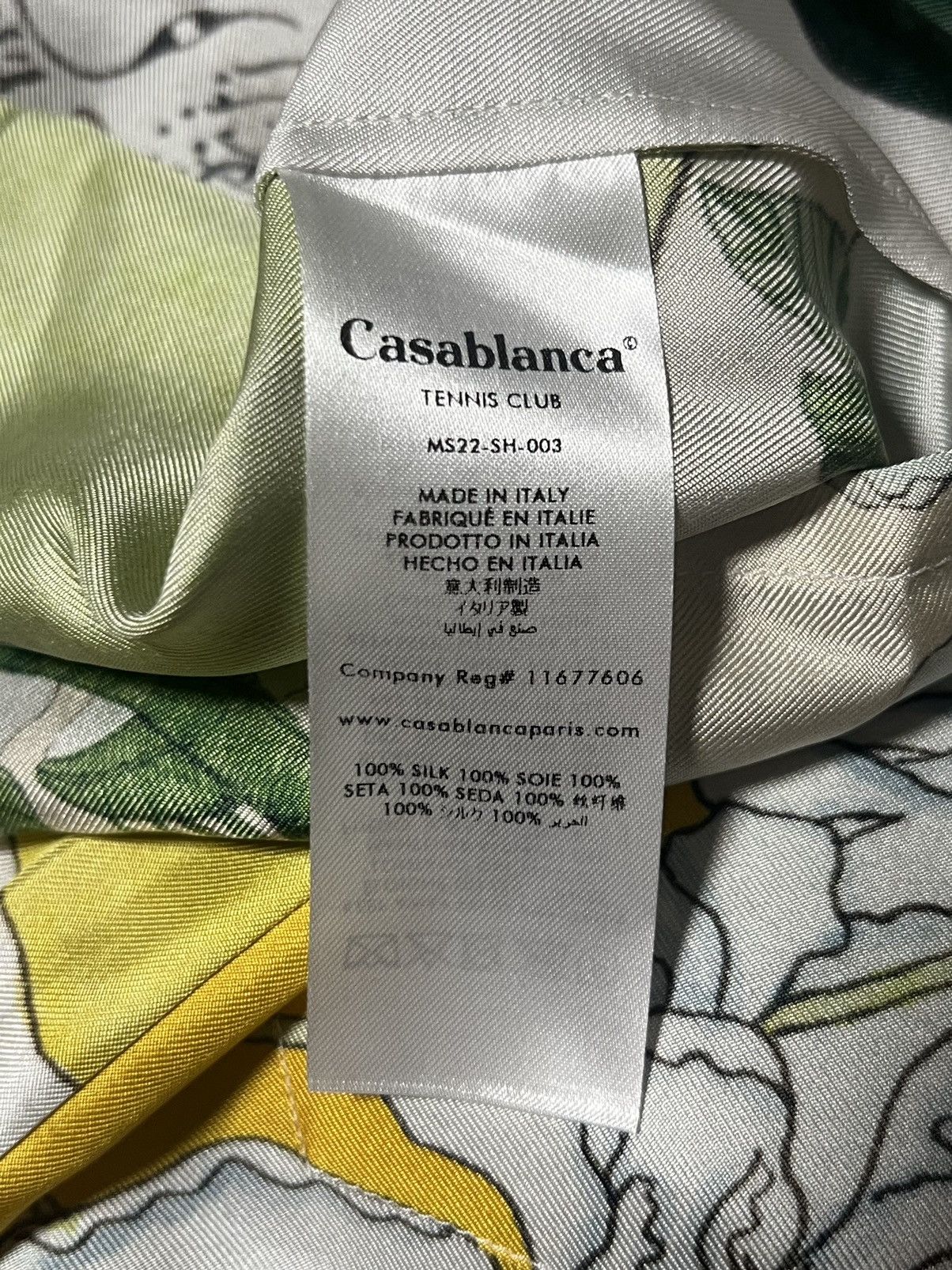 Casablanca casablanca montage print silk-twill shirt (rare) Size US S / EU 44-46 / 1 - 6 Thumbnail