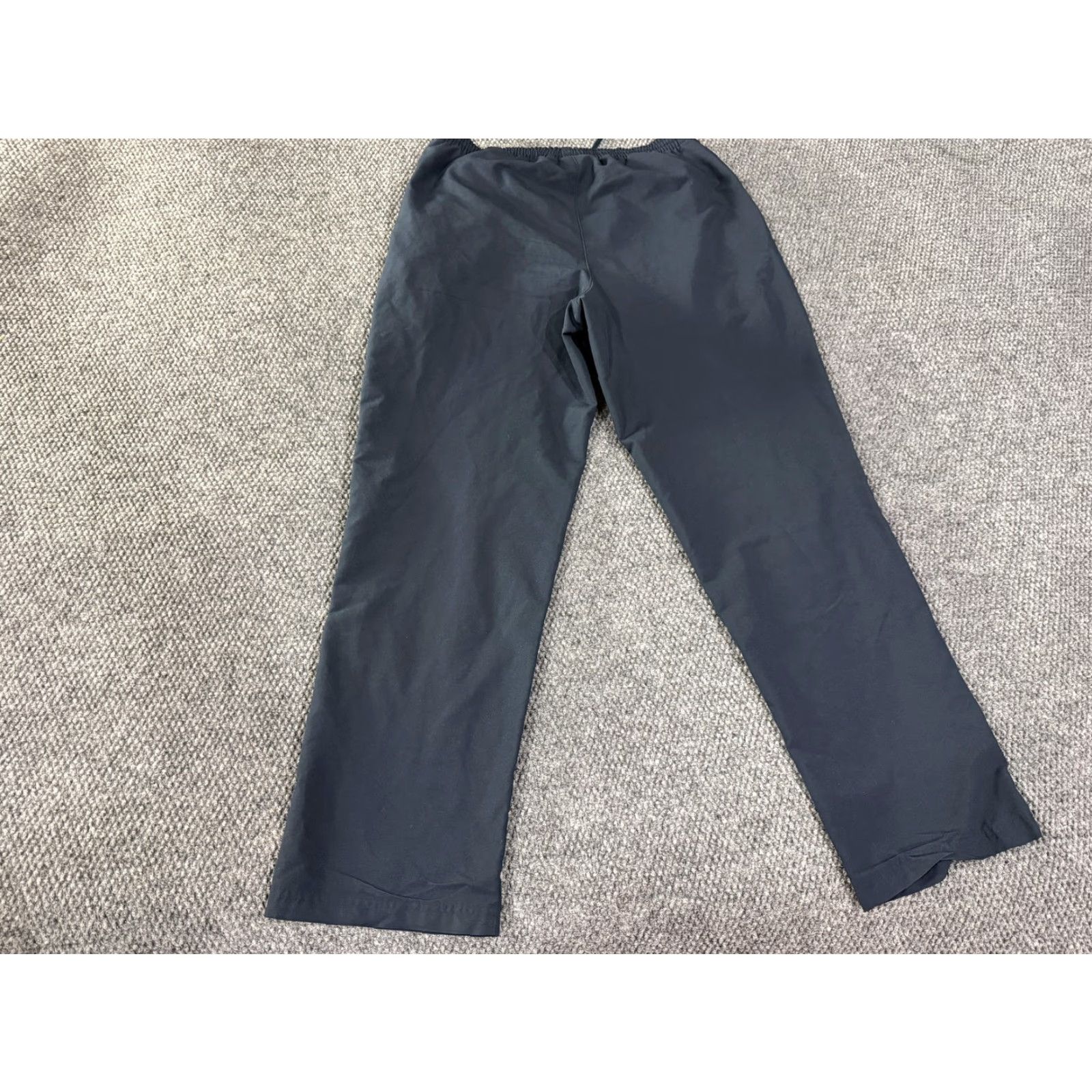 Adidas Adidas Pants Mens M Black Woven Track Elastic Waist Pockets Size US 31 - 6 Thumbnail