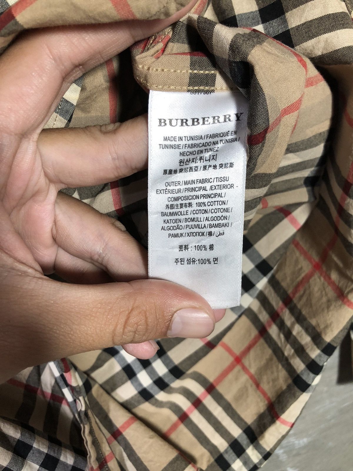 Burberry × Designer × Vintage Burberry London England Logo Print Checked Size US S / EU 44-46 / 1 - 9 Thumbnail