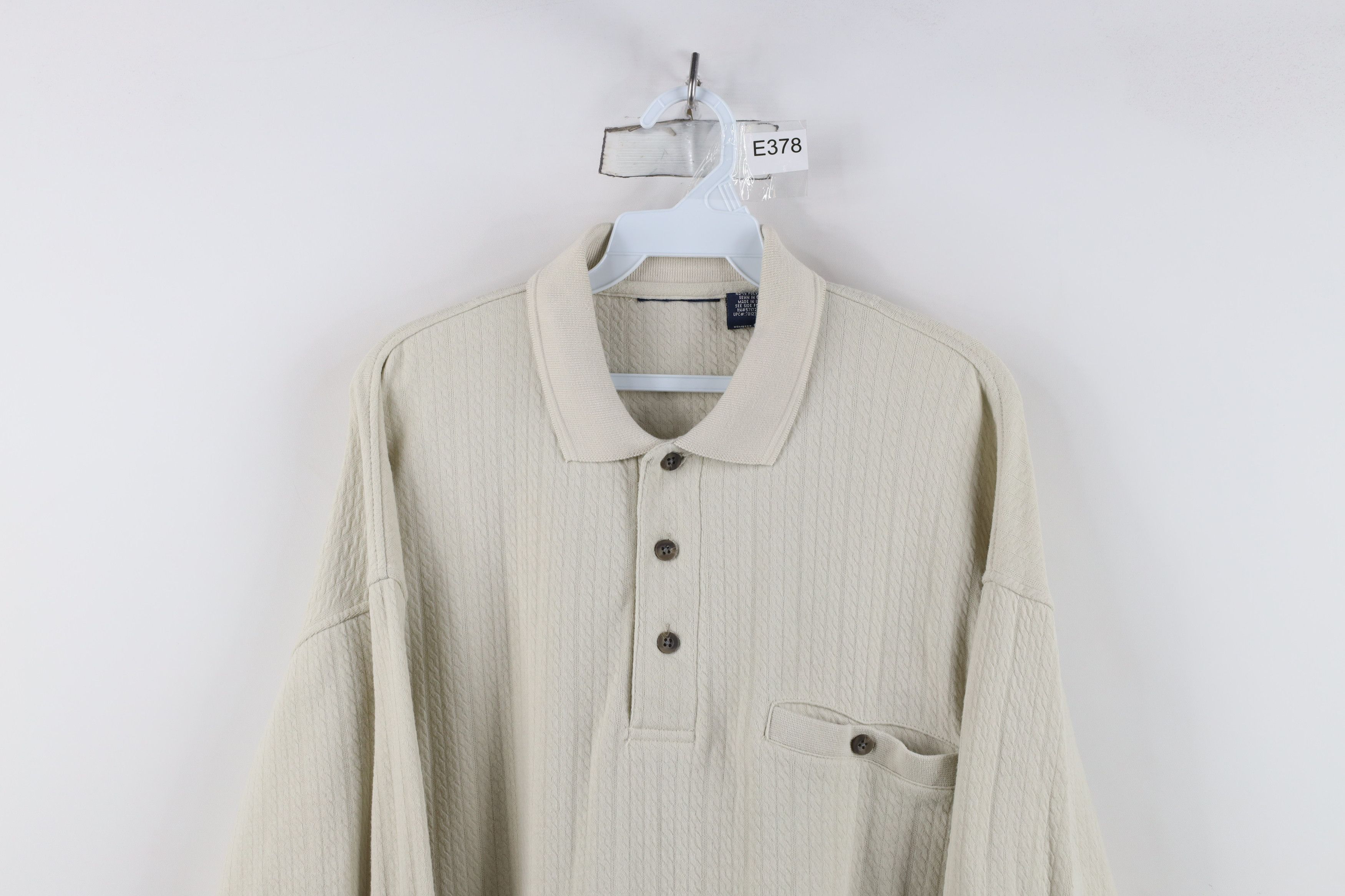 Vintage Vintage 90s Streetwear Knit Collared Pullover Polo Shirt Size US L / EU 52-54 / 3 - 2 Thumbnail