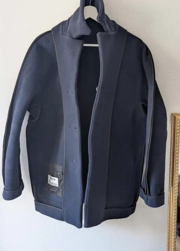 Acne Studios Acne Studios Jacket Wool Crop Coat Short Overcoat EX0222 Size US S / EU 44-46 / 1 - 4 Thumbnail