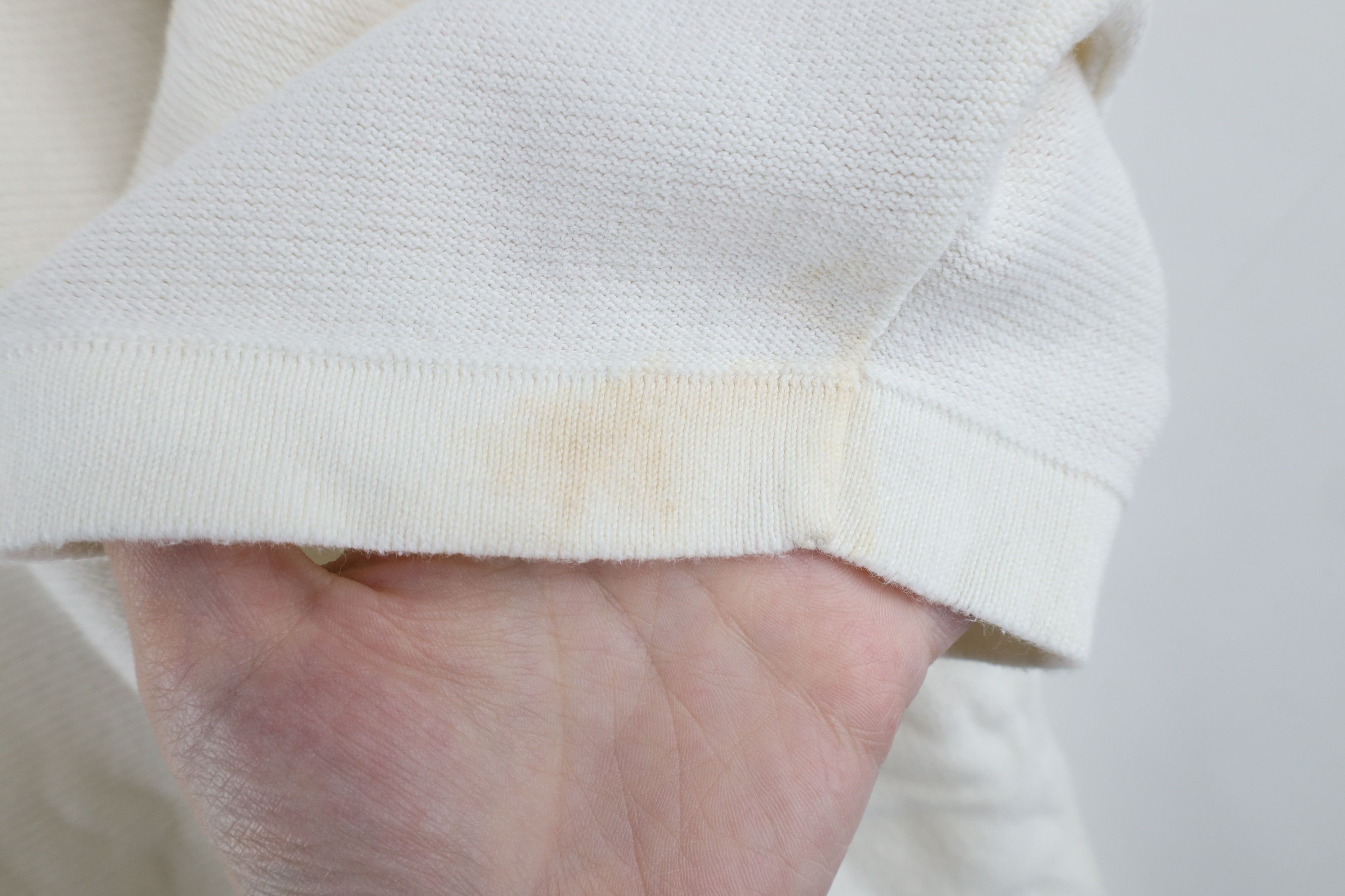 Vintage Vintage 90s Streetwear Knit Collared Polo Shirt White Cotton Size US XL / EU 56 / 4 - 4 Thumbnail