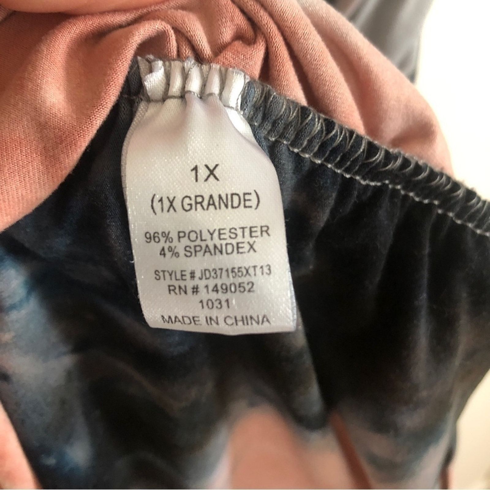 Other Fashion Nova Tie Dye Blue Pink Purple Bodycon Dress Size XL / US 12-14 / IT 48-50 - 6 Thumbnail