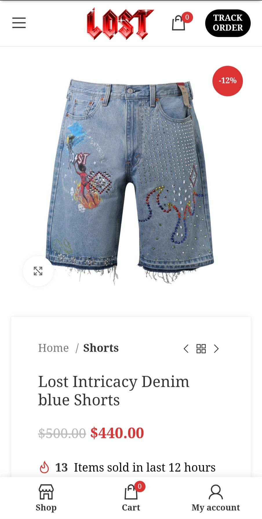 LOST INTRICACY Lost Intricacy shorts Size US 34 / EU 50 - 2 Thumbnail