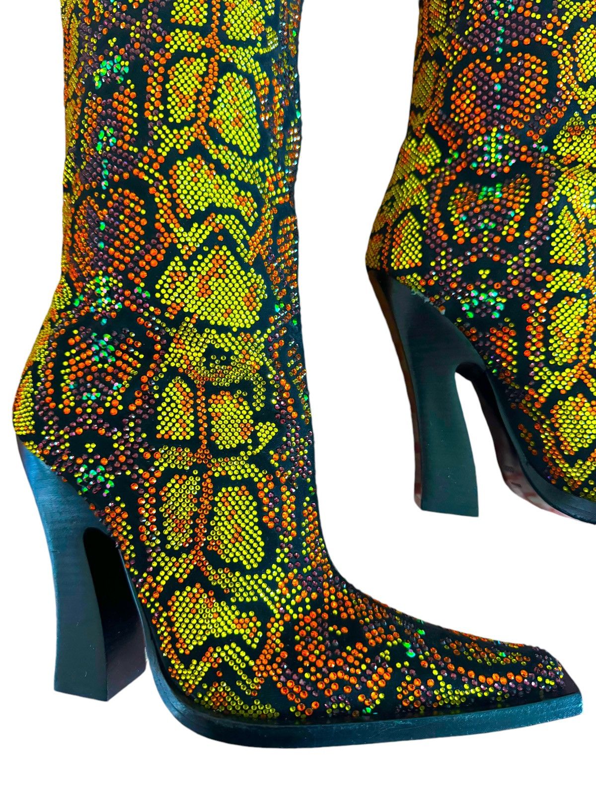 Tom Ford Tom Ford boots with colored crystals, new never used Size US 9 / IT 39 - 3 Thumbnail