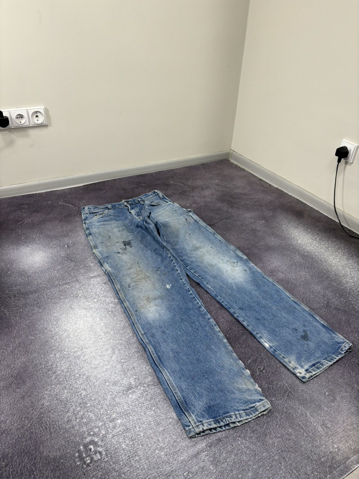 Dickies Vintage Dickies USA Faded Blue Work Hype Denim Jeans Size US 32 / EU 48 - 8 Thumbnail