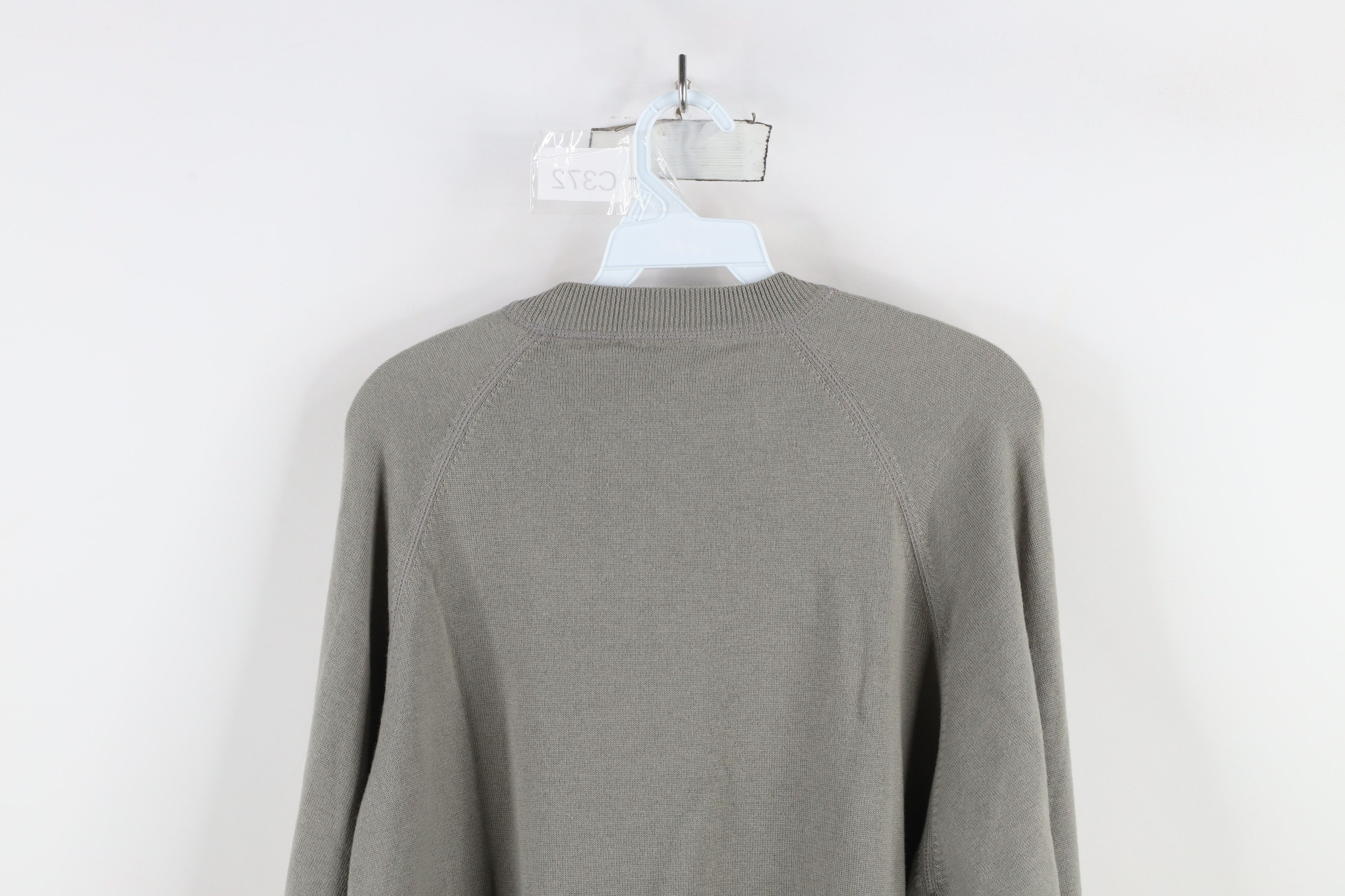 Vintage Vintage 90s Streetwear Silk Cashmere Blend Knit Sweater Gray Size US XL / EU 56 / 4 - 8 Thumbnail