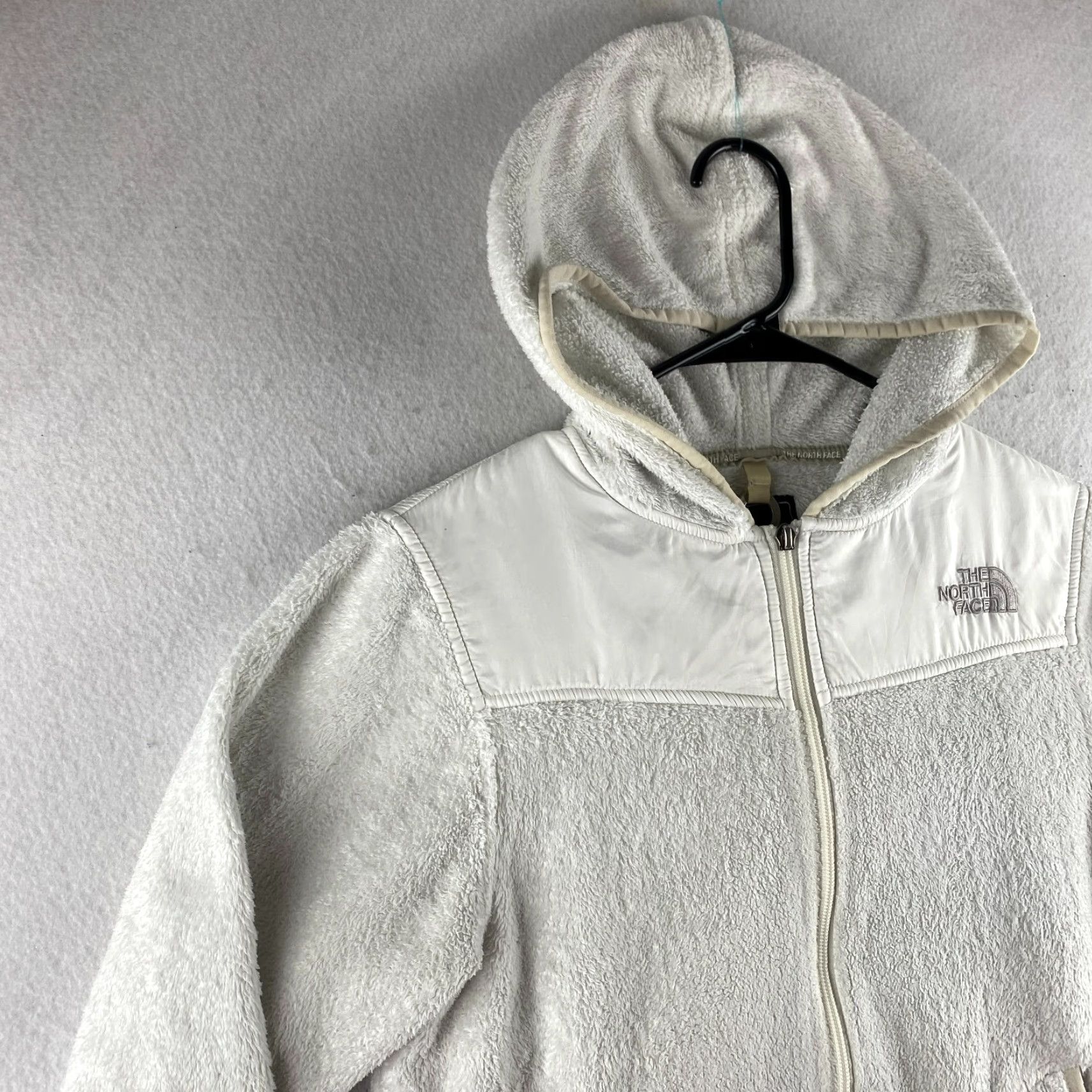 The North Face The North Face Full Zip Hoodie Womens Small S White Oso Adjustable Waist Pockets Size S / US 4 / IT 40 - 4 Thumbnail