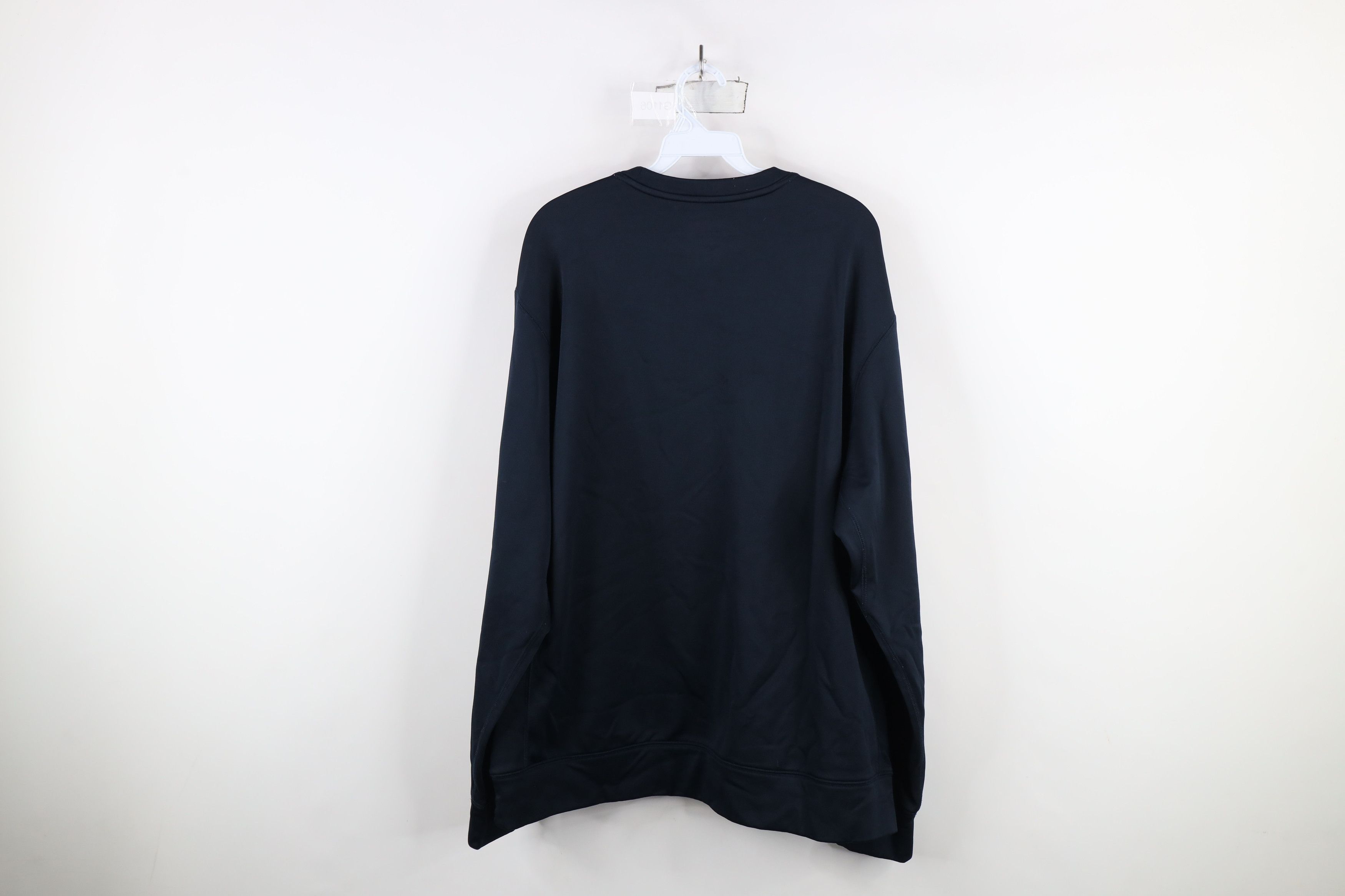 Nike × Vintage Vintage Y2K Nike Therma Fit Monochrome Lined Sweatshirt Size US XL / EU 56 / 4 - 10 Thumbnail