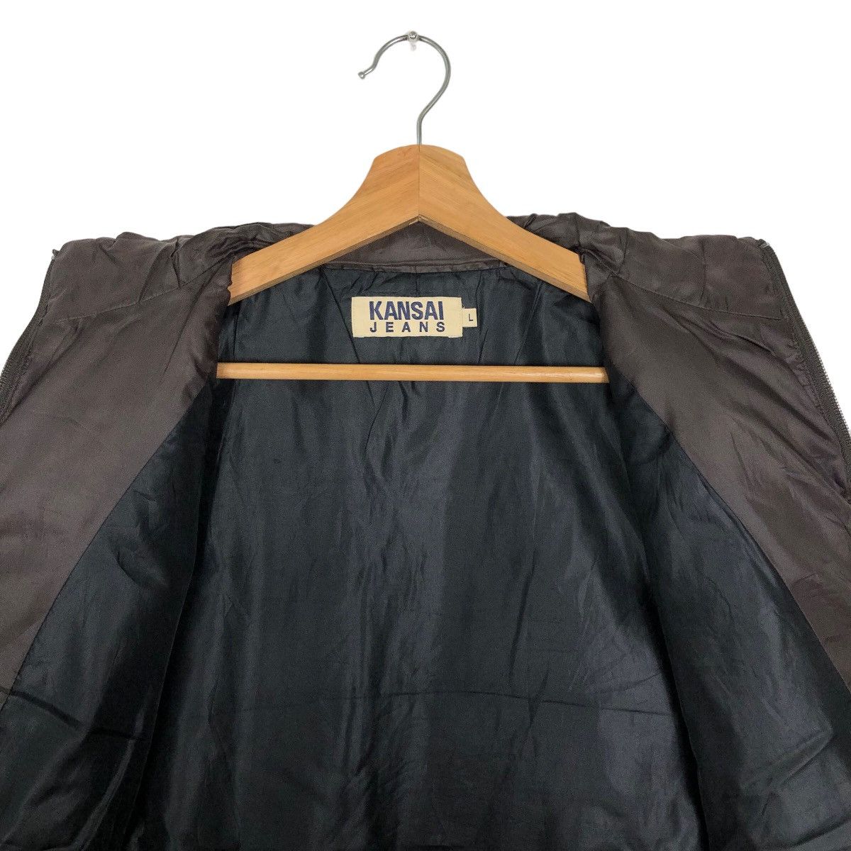 Japanese Brand 🔥Rare Puffer Vest Down Kansai Jeans Japan Made Size US L / EU 52-54 / 3 - 11 Thumbnail