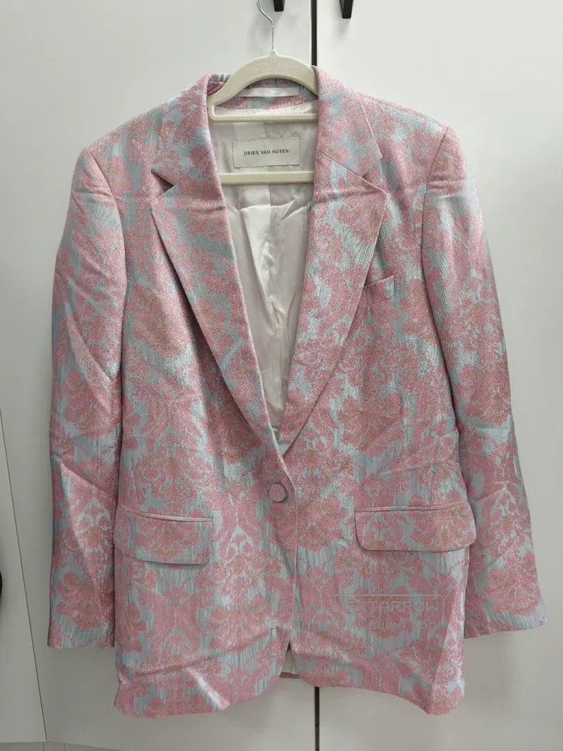 Dries Van Noten Dries Van Noten SIZE:38 Jacquard Blazer Size S / US 4 / IT 40 - 1 Thumbnail