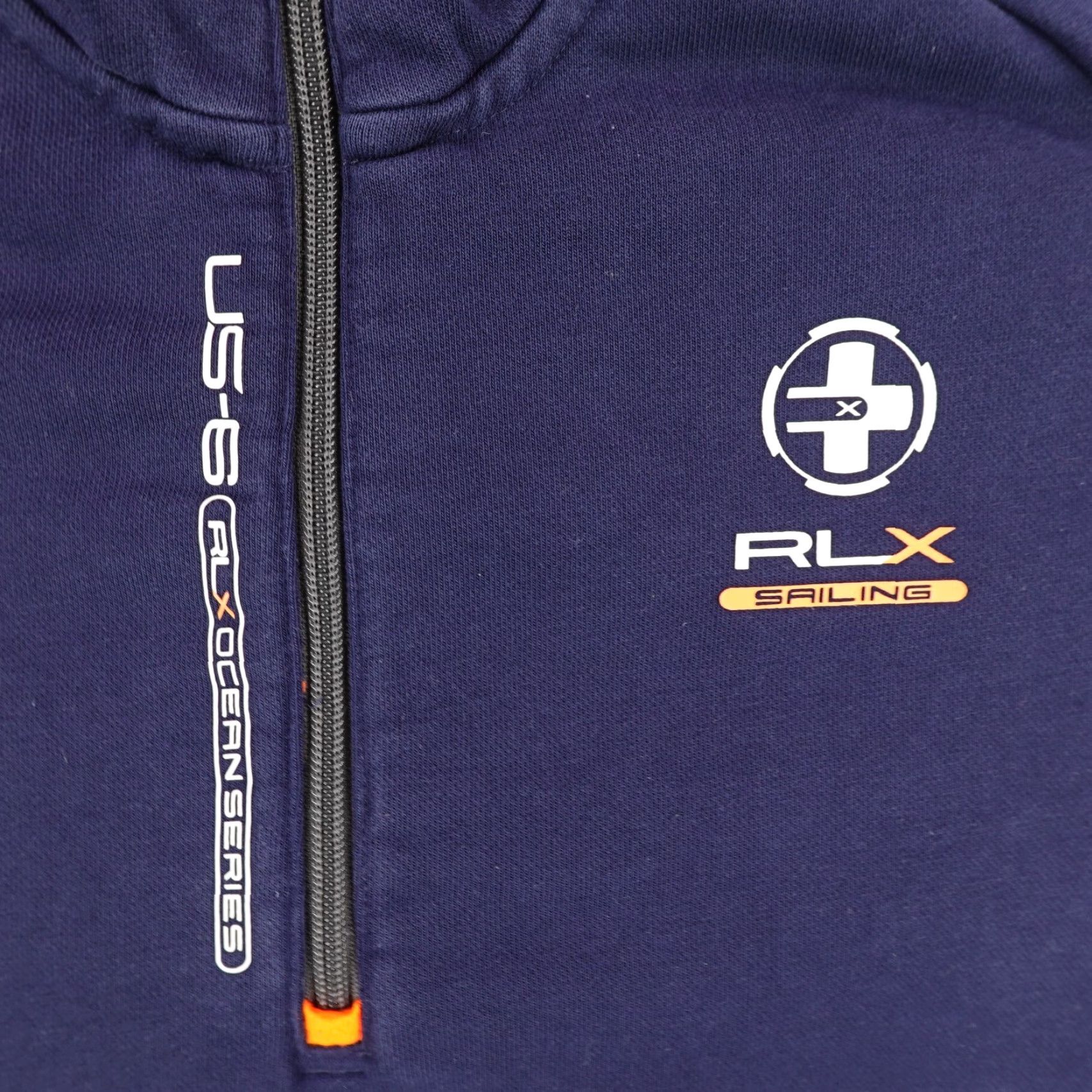 Ralph Lauren VINTAGE Ralph Lauren RLX Sweater Mens XXL Blue Nautical 1/4 Zip Pullover Regular Fit Size US XXL / EU 58 / 5 - 3 Thumbnail