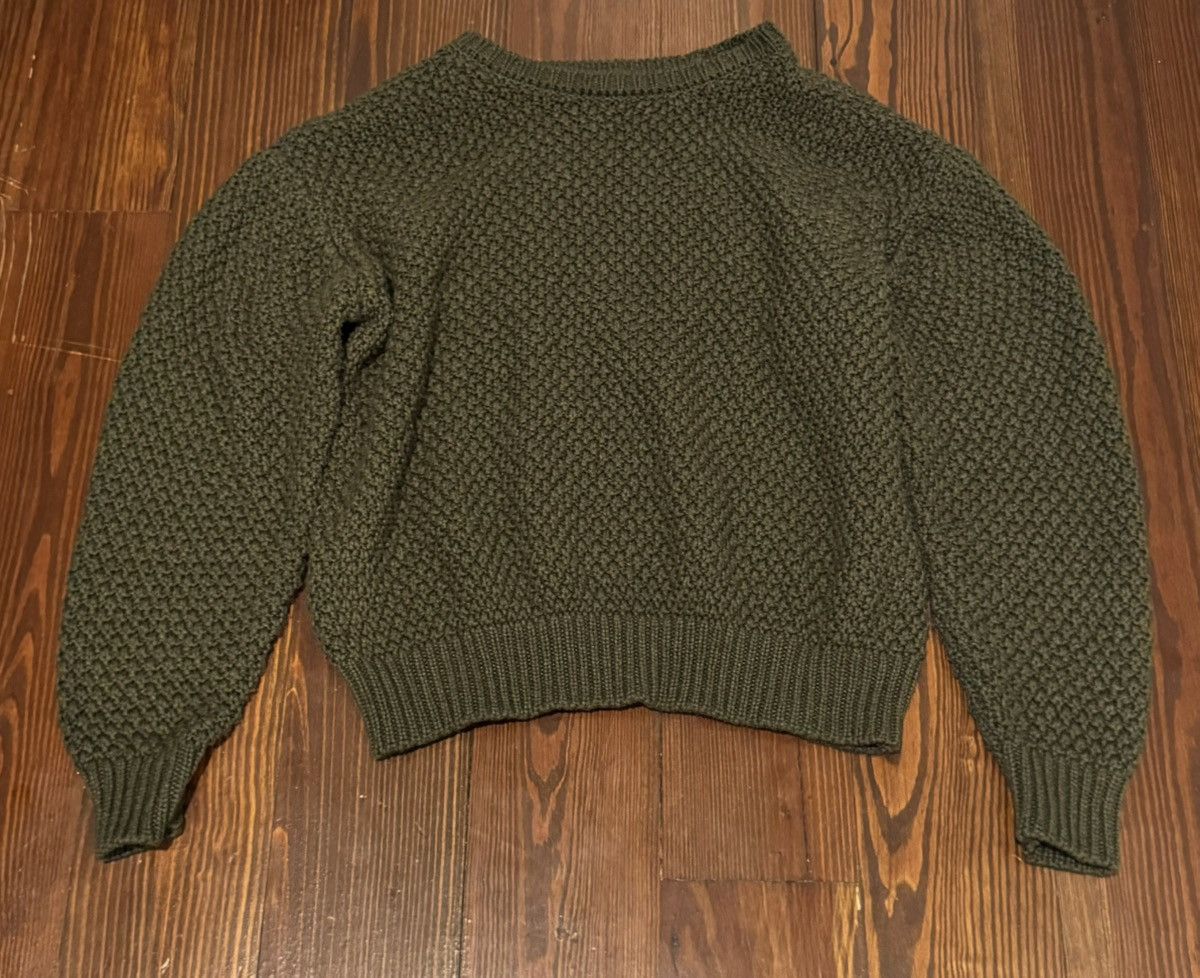 Forever 21 Green Knitted Sweater Size US L / EU 52-54 / 3 - 1 Preview