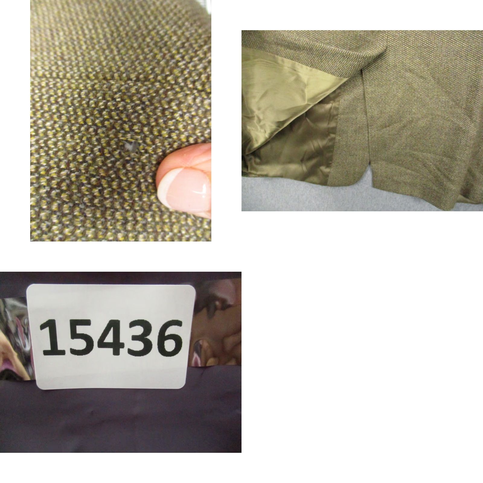 Ralph Lauren LAUREN RALPH LAUREN Sport Jacket 42L Blazer Brown Wool Tweed Notch Lapel Wool Lining 4-Button Sleeve Men Blazer 42L Regular Vintage Sports Theme Mens Size 42R - 9 Thumbnail