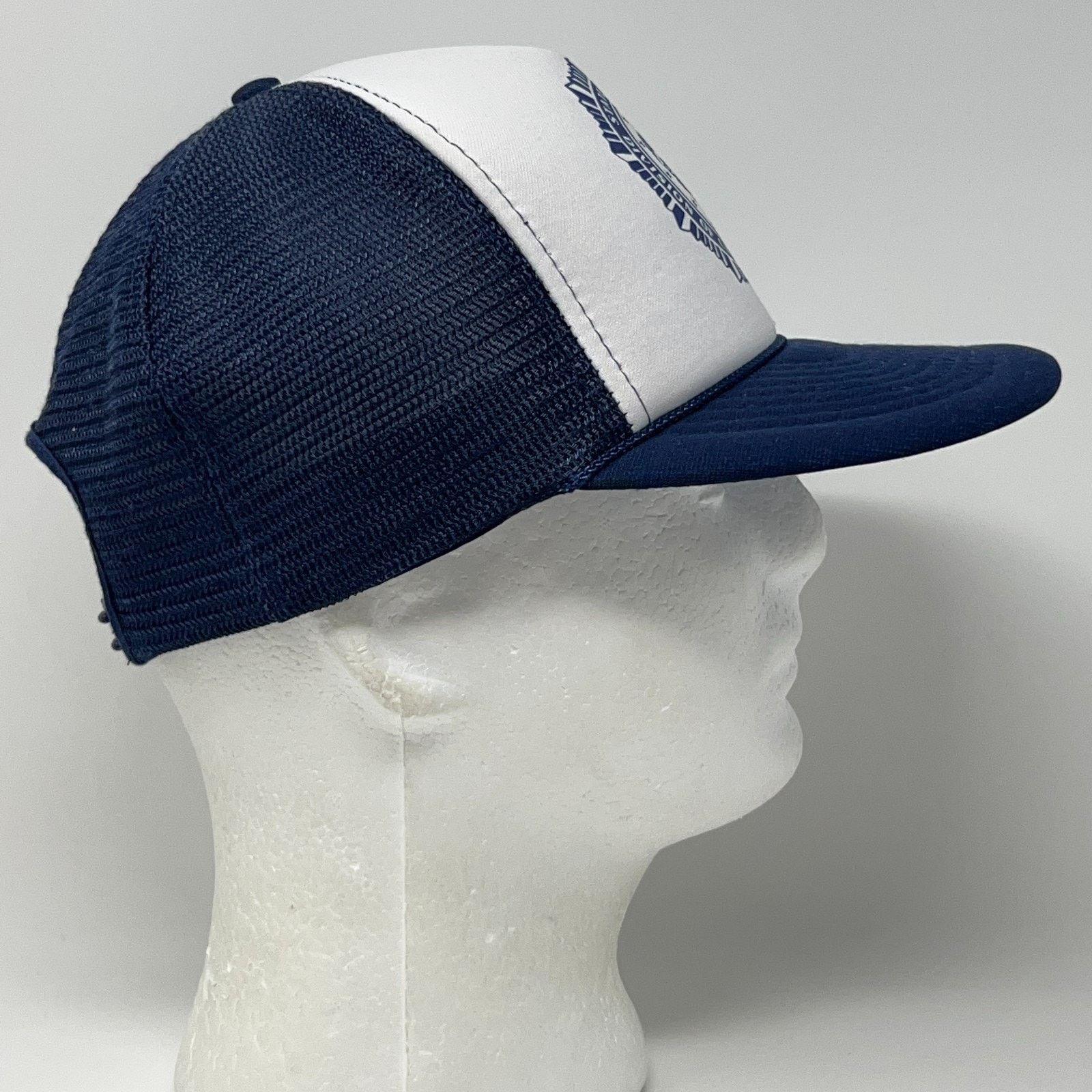 Vintage Vintage 80s Iowa Criminal Investigation Trucker Hat Cap Blue Size ONE SIZE - 7 Thumbnail