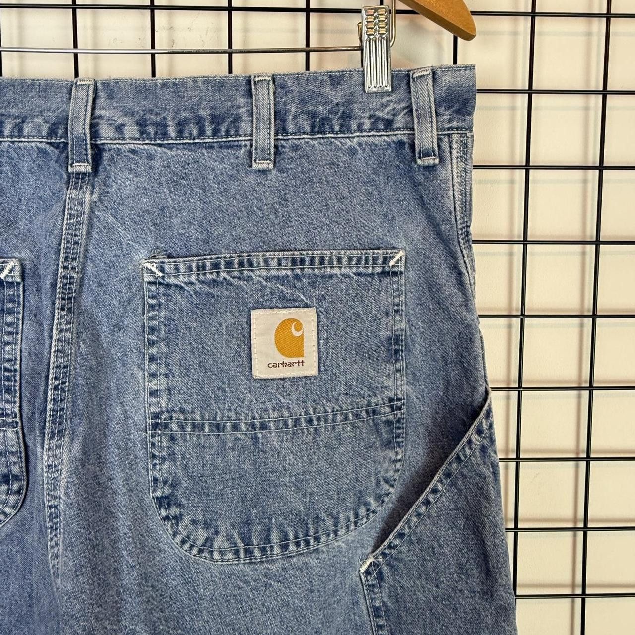 Carhartt Carhartt Blue Jeans Trousers Vintage Workwear Pants Size US 34 / EU 50 - 6 Thumbnail