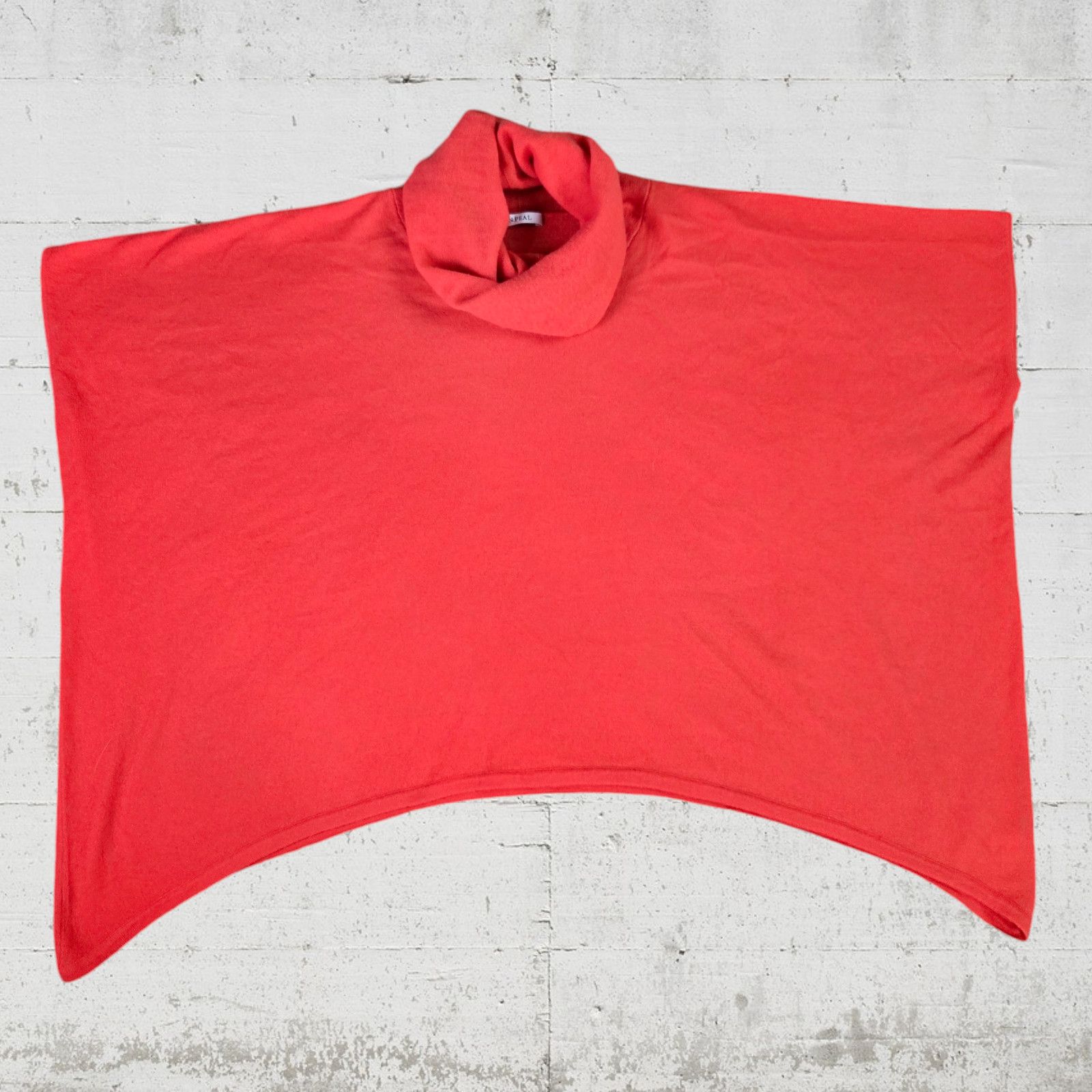 N.Peal N Peal Coral Cashmere Poncho Sweater One Size Size ONE SIZE - 3 Thumbnail