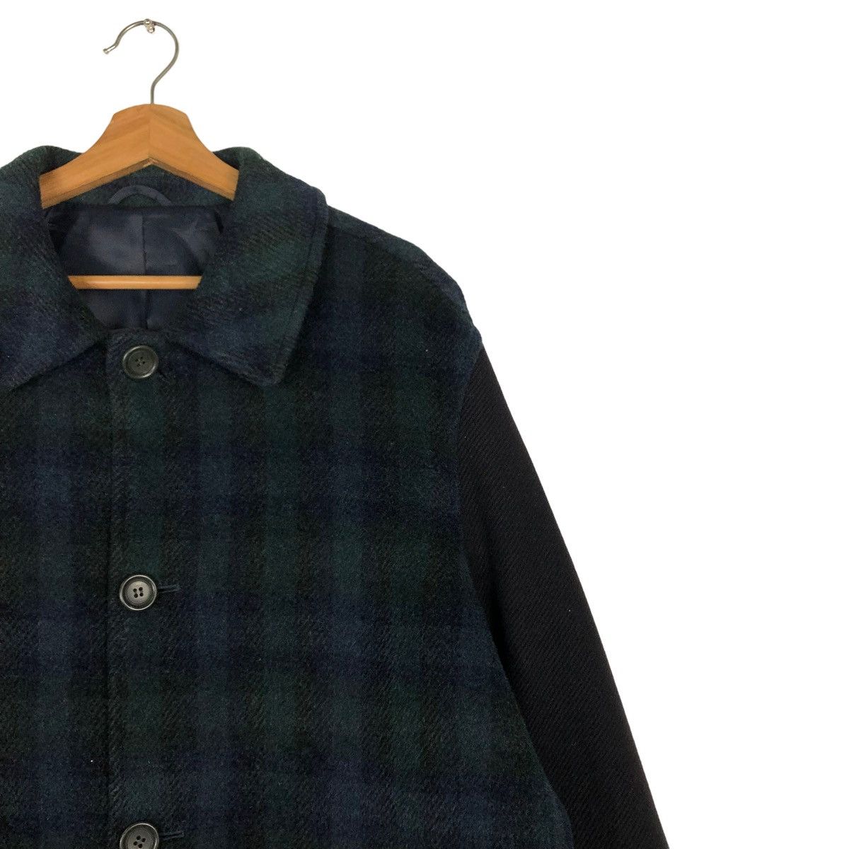Japanese Brand VINTAGE WOOL DOUBLE BREAST BIKER JACKET RENOWN ISSEY MIYAKE Size US M / EU 48-50 / 2 - 6 Thumbnail