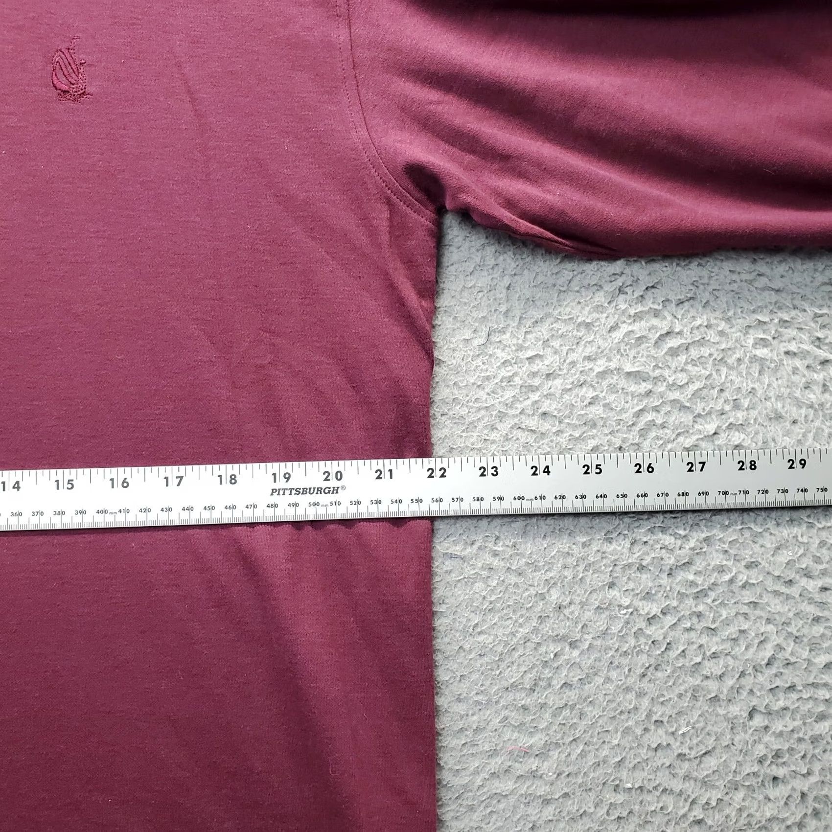 Nautica Nautica Shirt Mens M Burgundy Embroidered Logo Turtle Neck Pullover Size US M / EU 48-50 / 2 - 3 Thumbnail