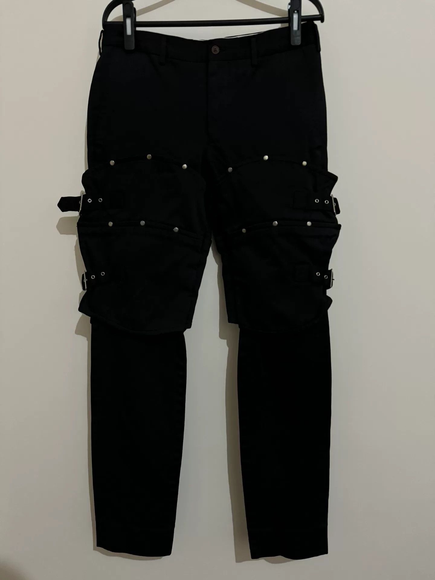 Comme des Garcons Comme des Garcons plus black cargo pants Size US 32 / EU 48 - 1 Thumbnail