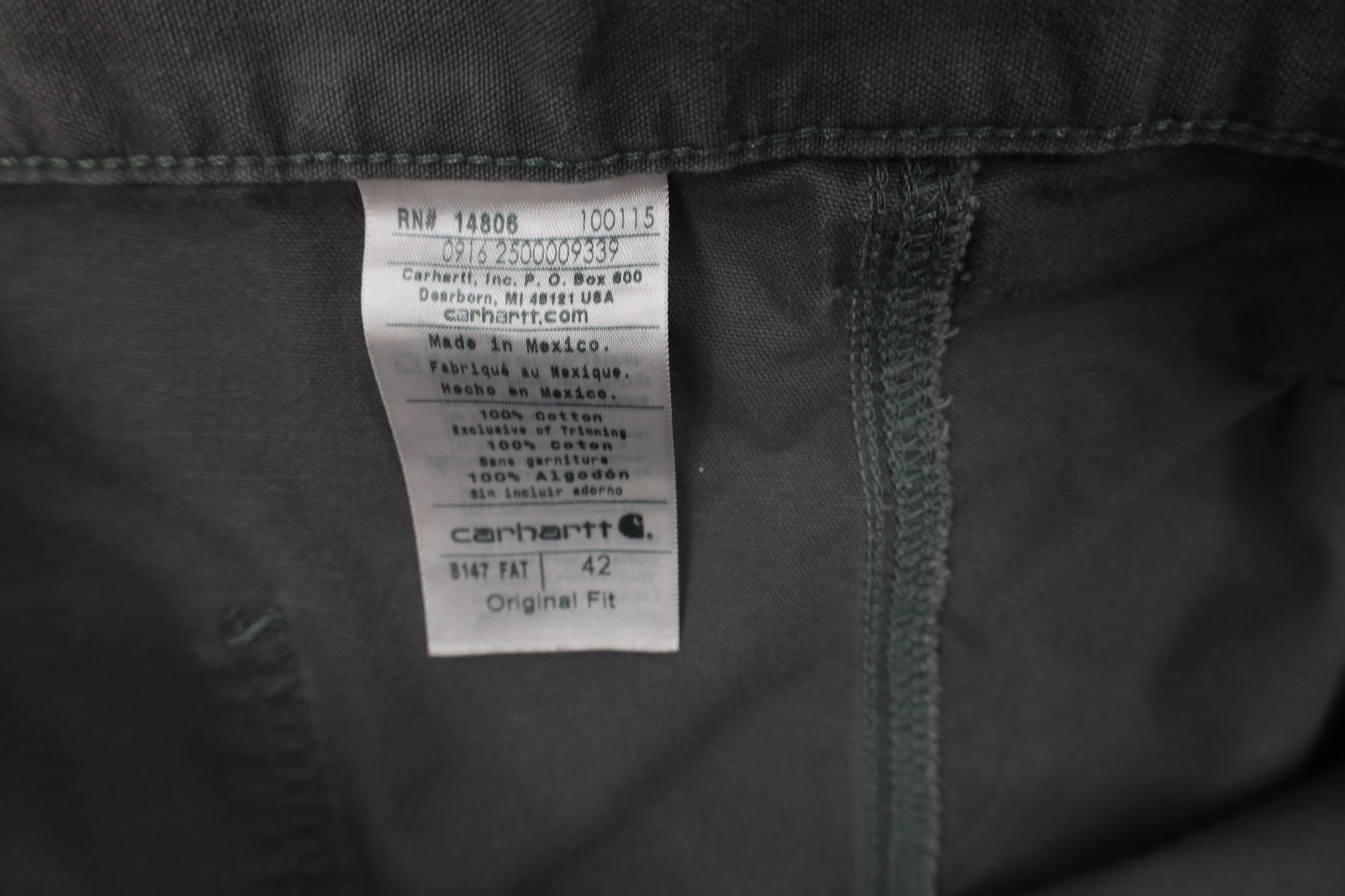 Carhartt Vintage Y2K Carhartt Above Knee Canvas Relaxed Fit Shorts Size US 42 / EU 58 - 7 Thumbnail